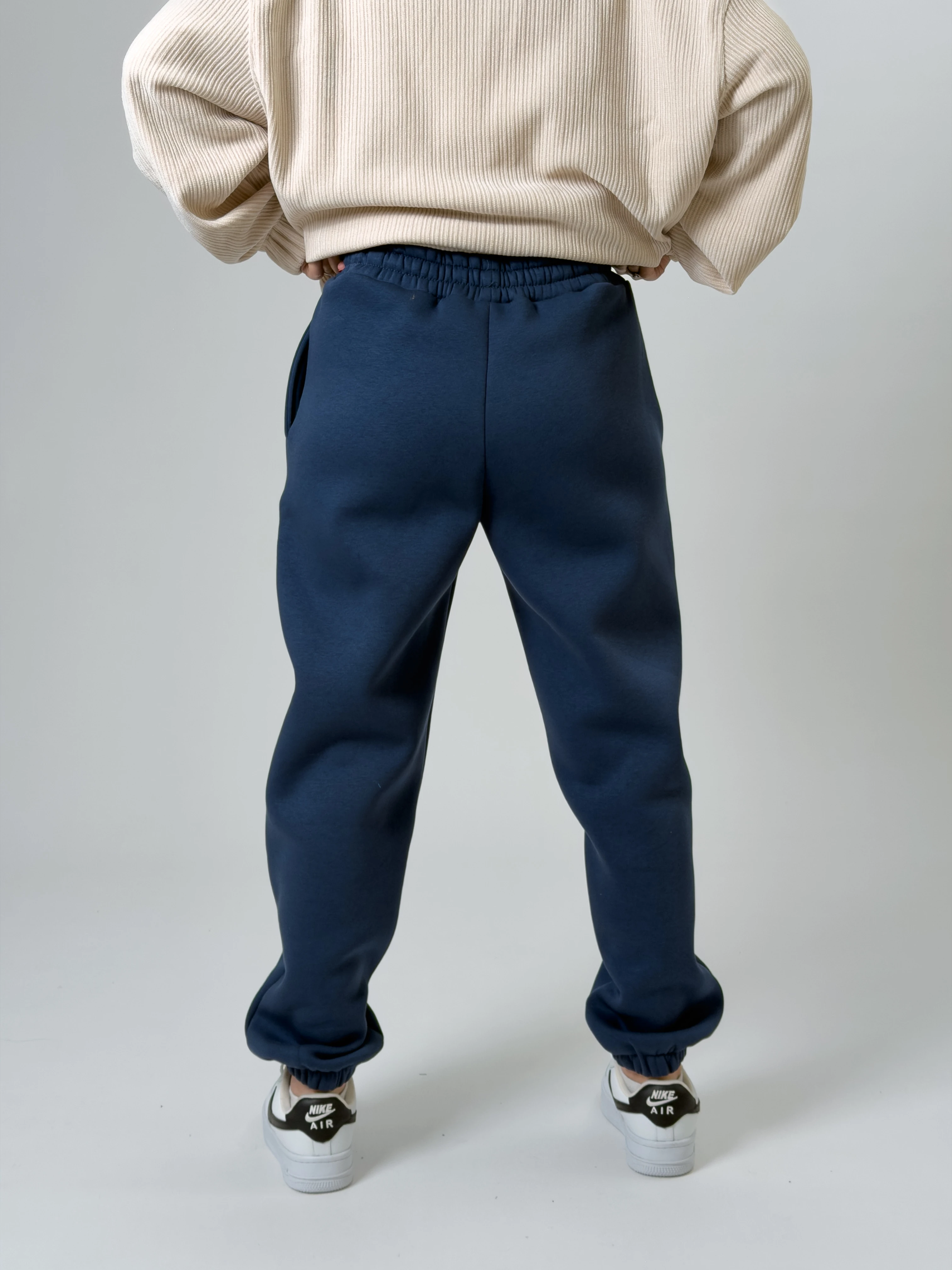 Şardonlu Lacivert Kadın Jogger Eşofman COC2539