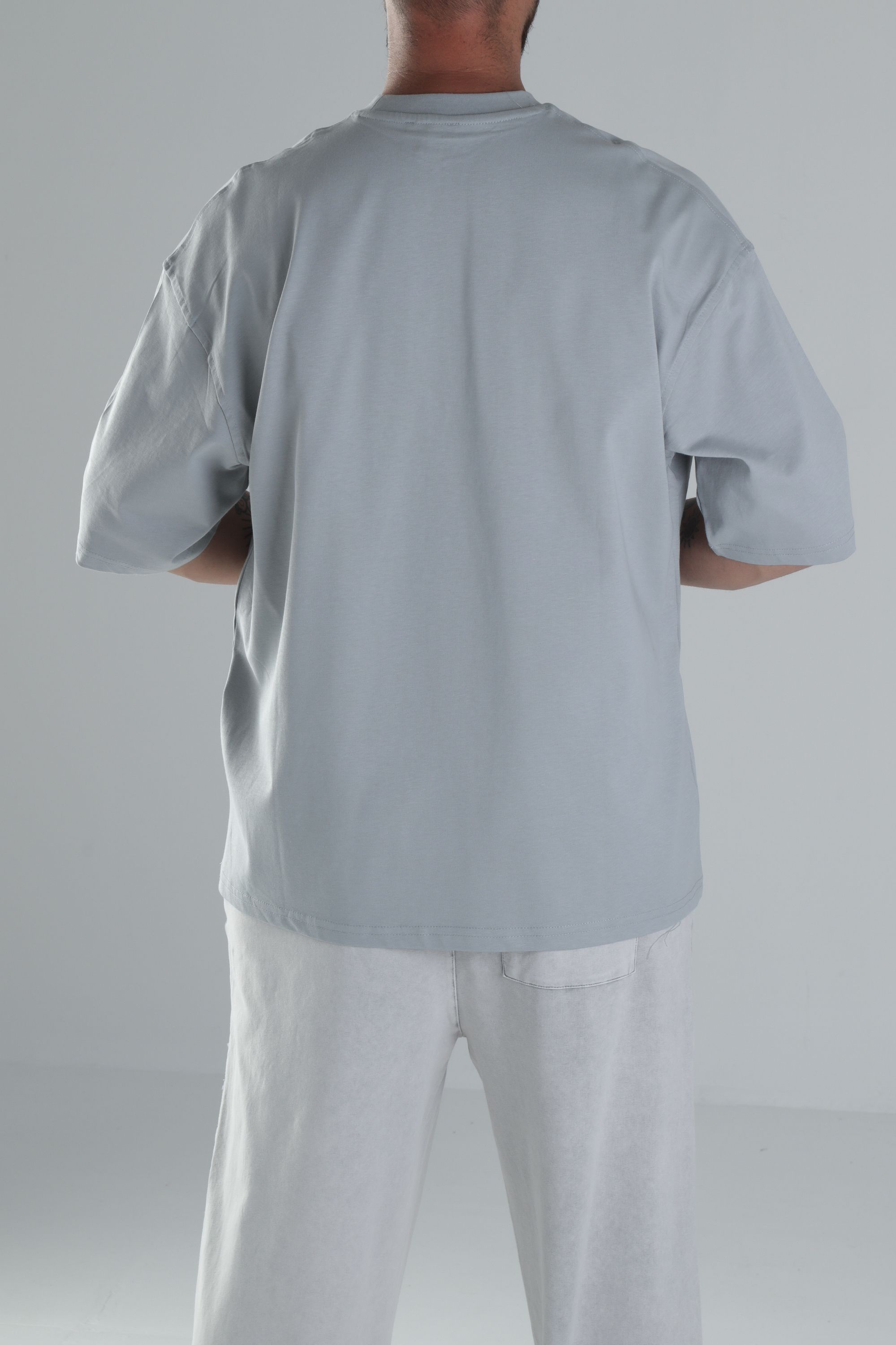 Gri Oversize T-Shirt