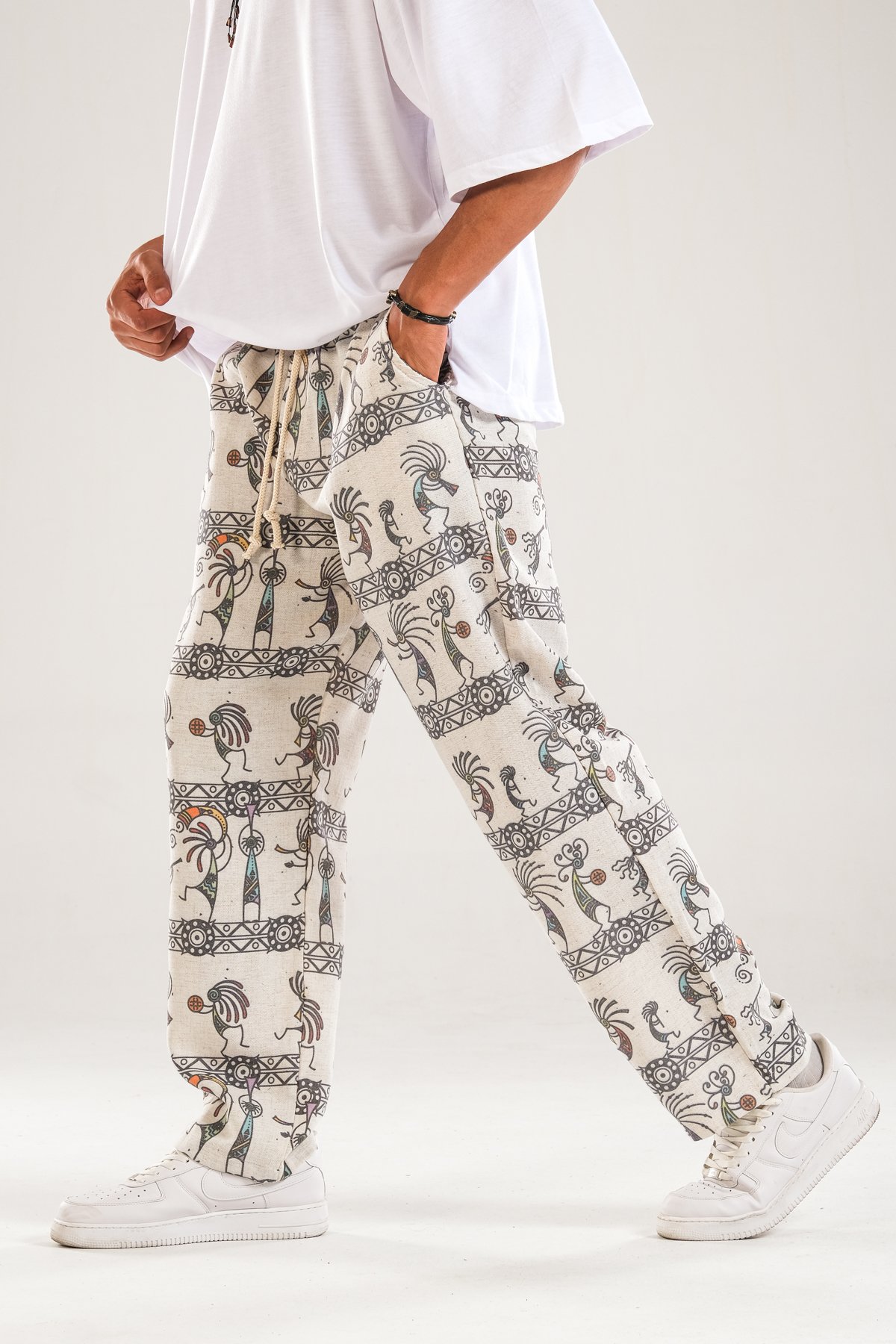Cocopelli Desenli Baggy Pantolon