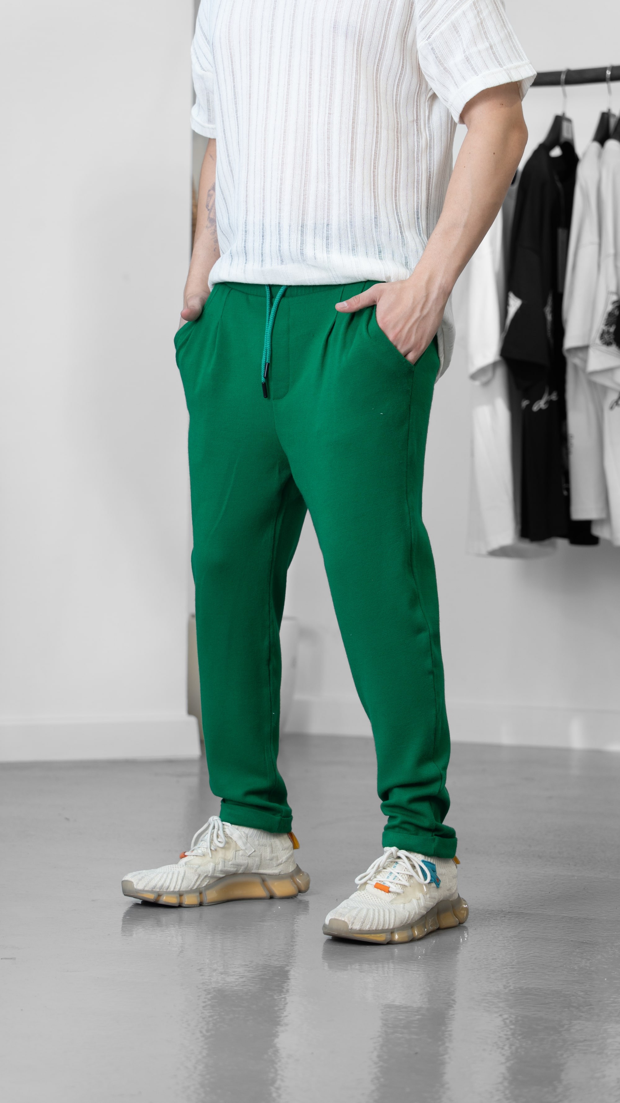 Yeşil Penye Jogger