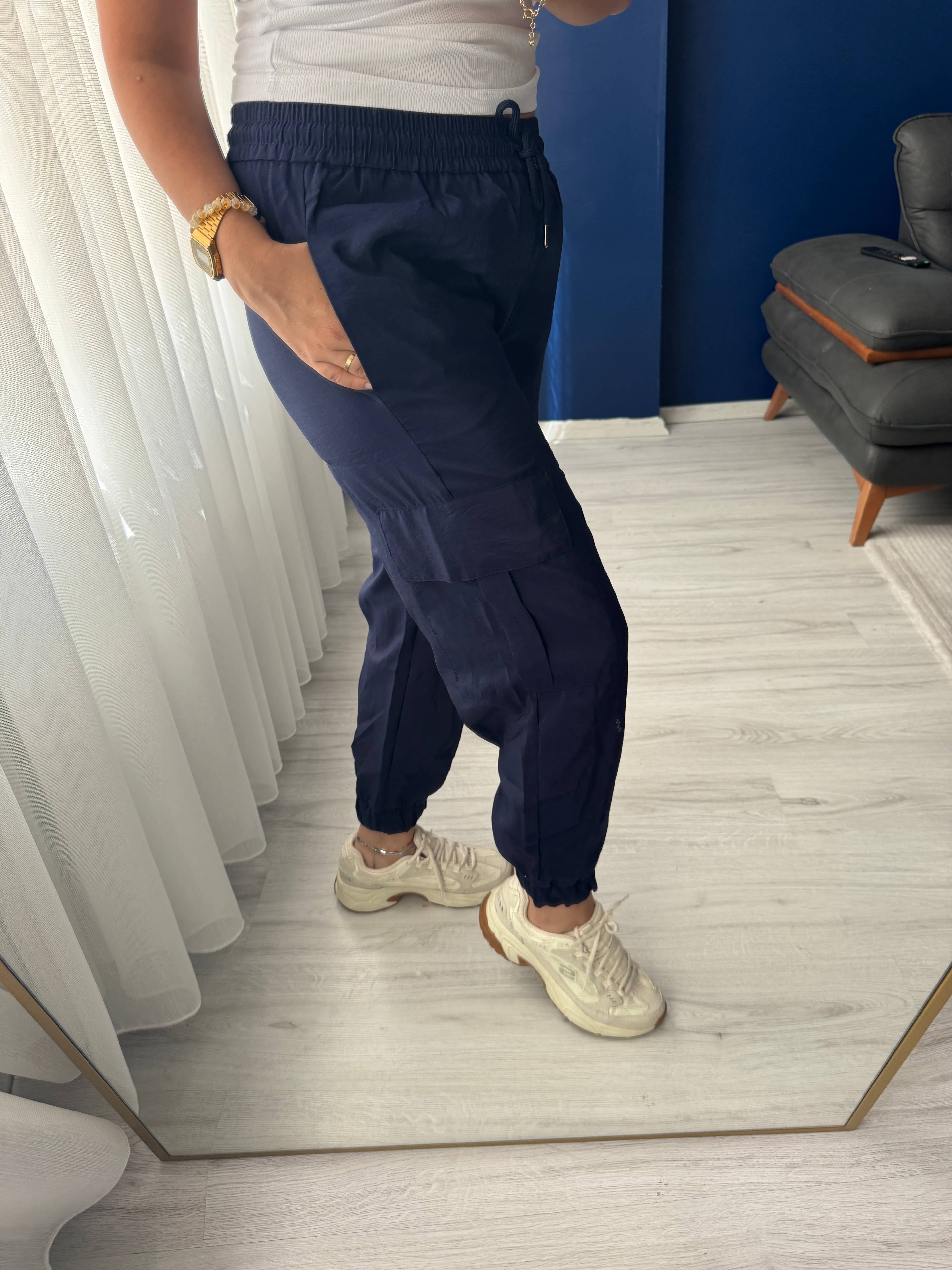 Lacivert jogger pantolon