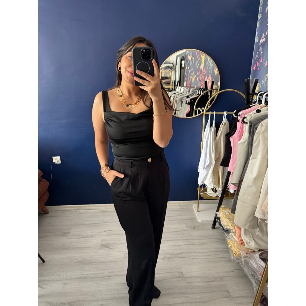 Siyah şık bluz