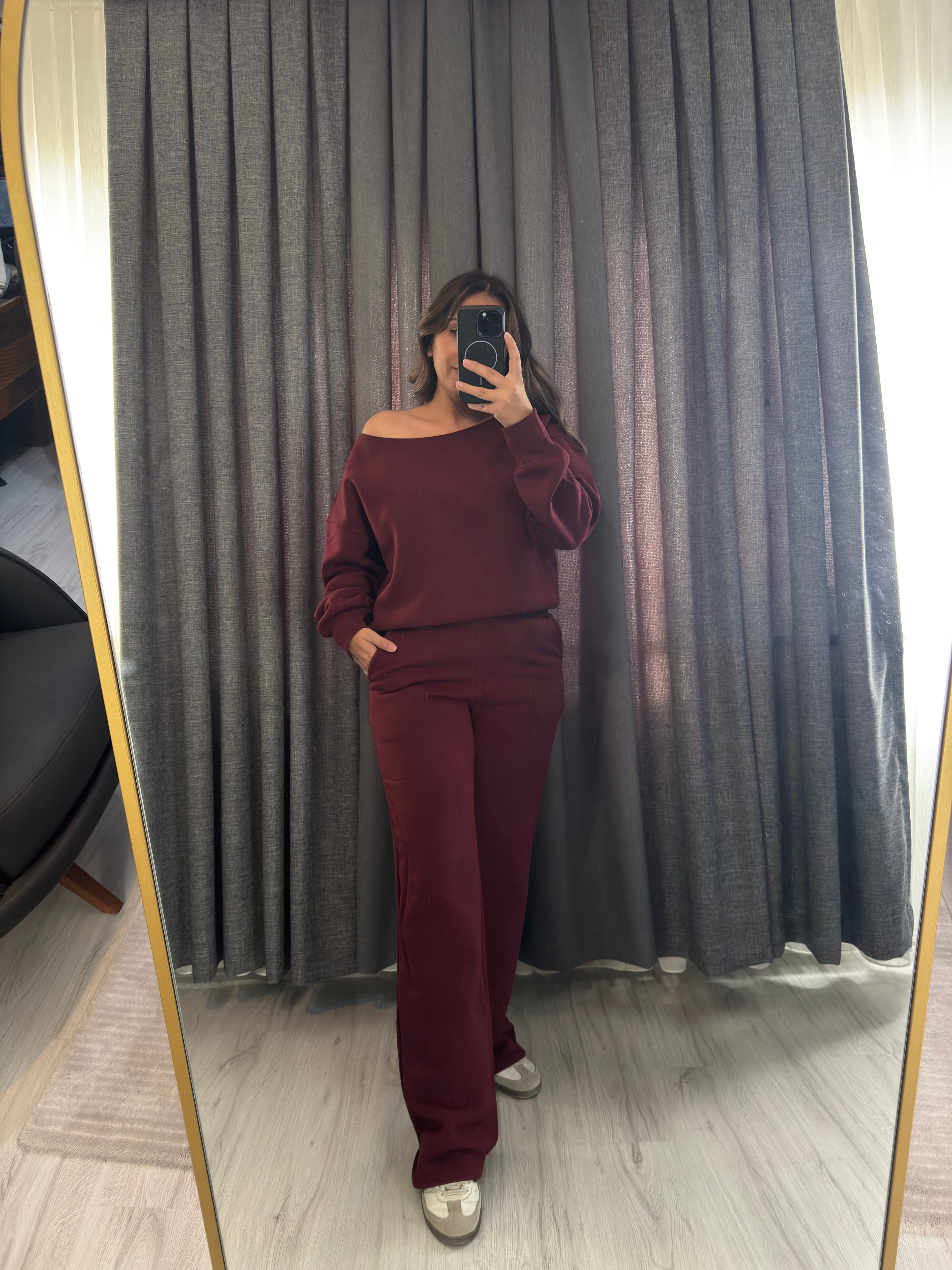 Bordo Sweatshırt
