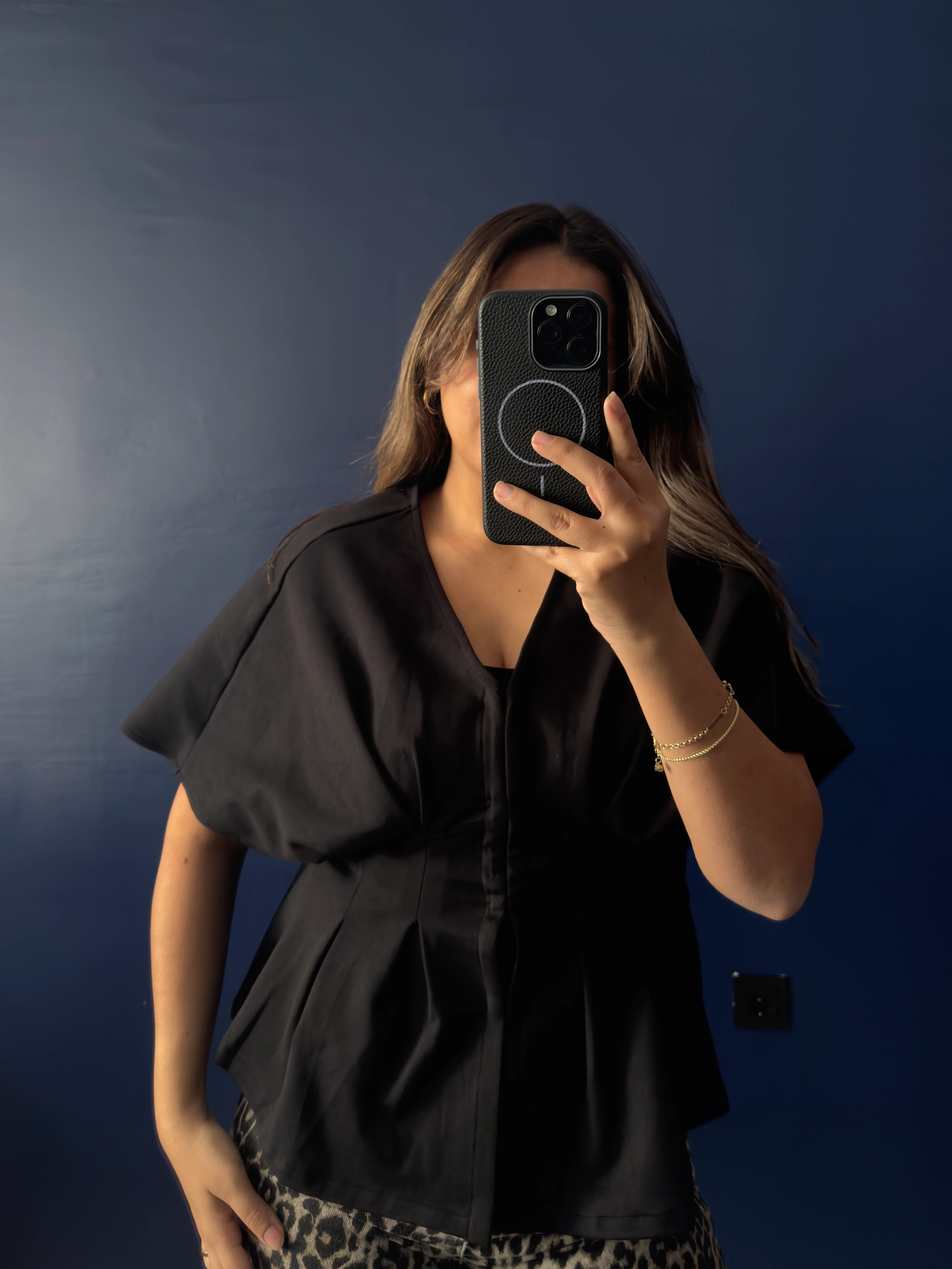 Korsajlı Agraf Kapama Bluz