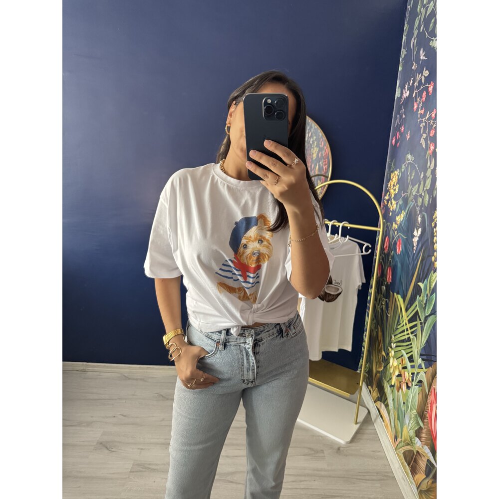 Şapkalı Köpekcik tshirt