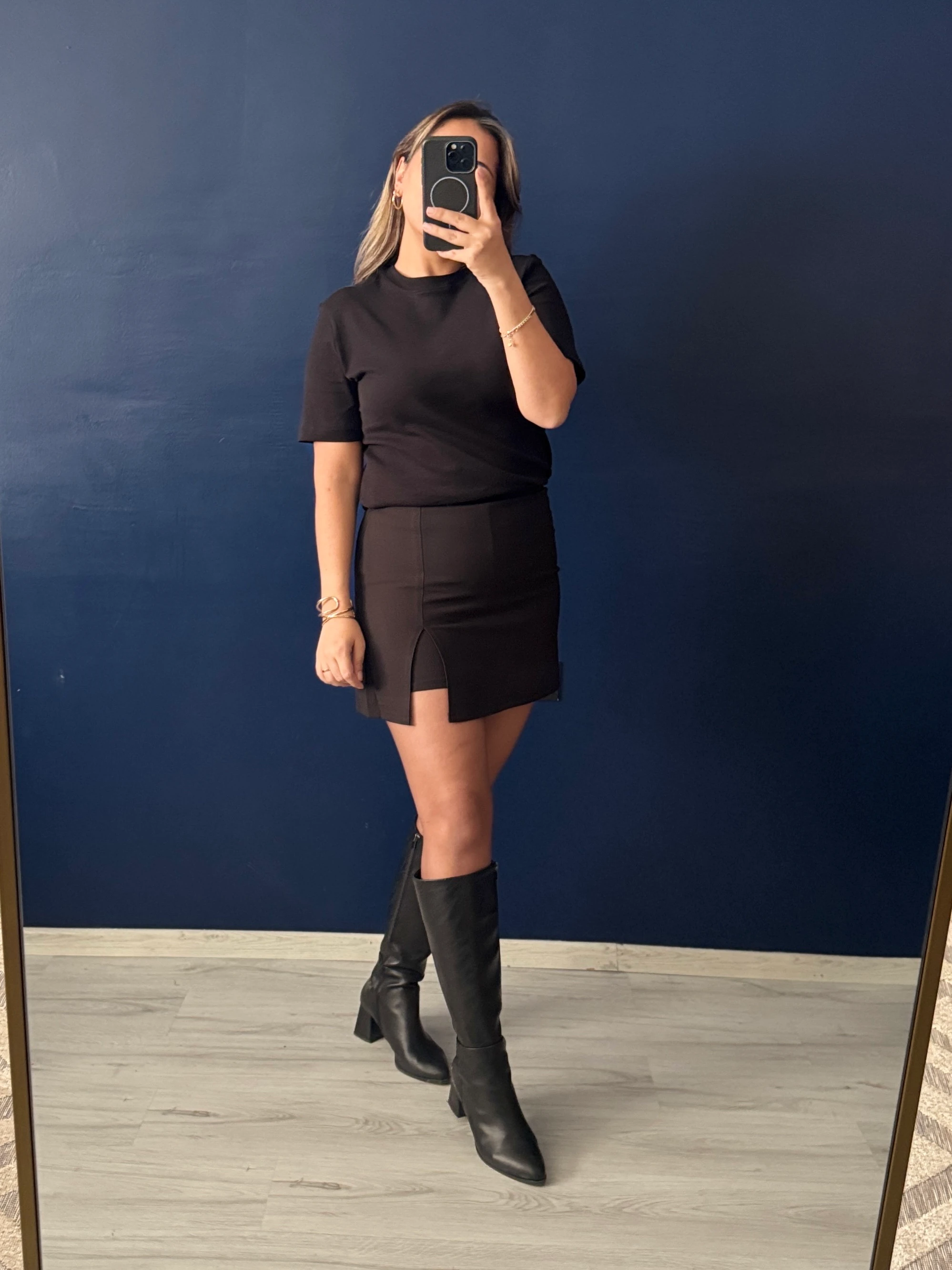 Siyah Mini Şort Etek