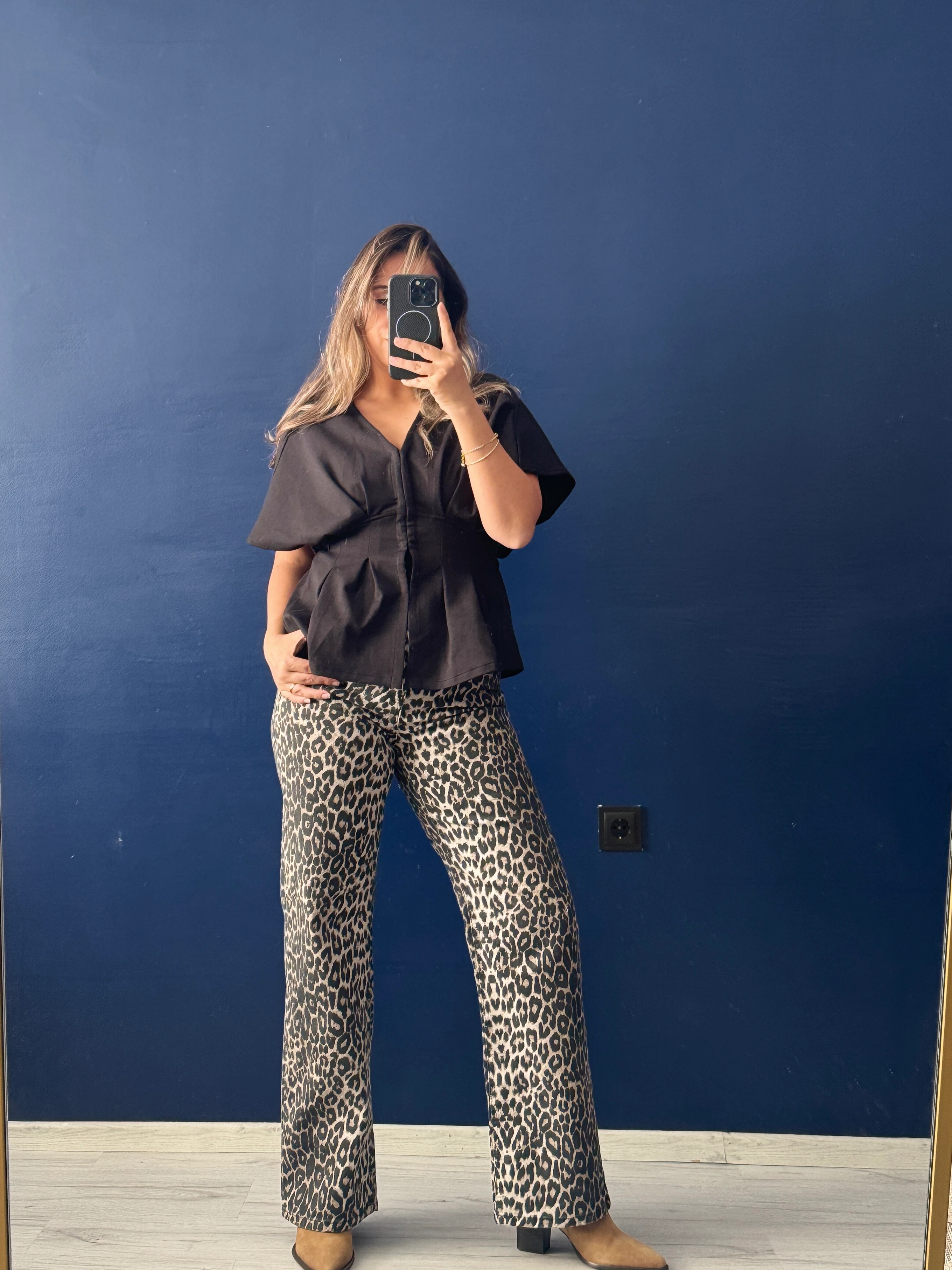 Korsajlı Agraf Kapama Bluz