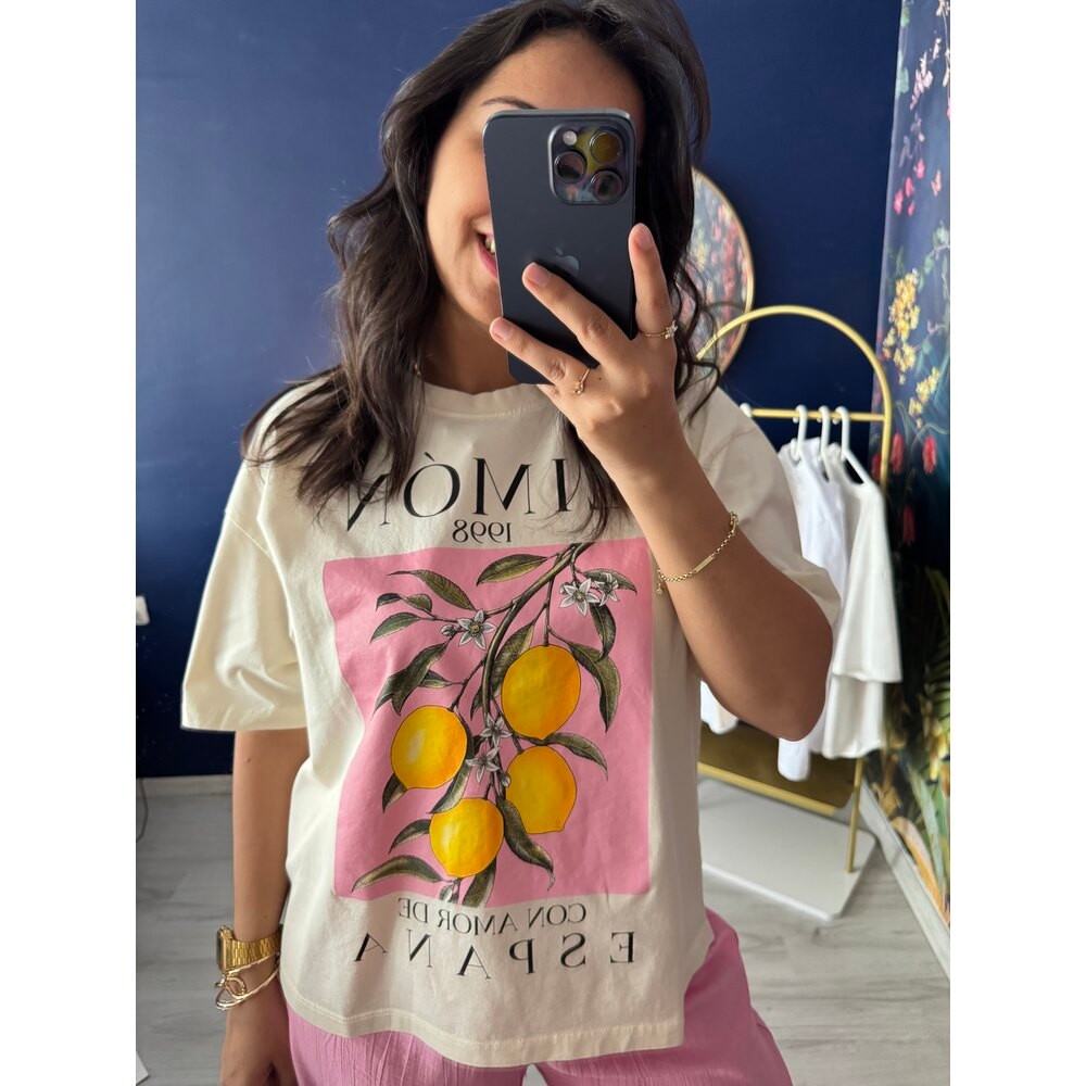 Limon Desenli Tshirt