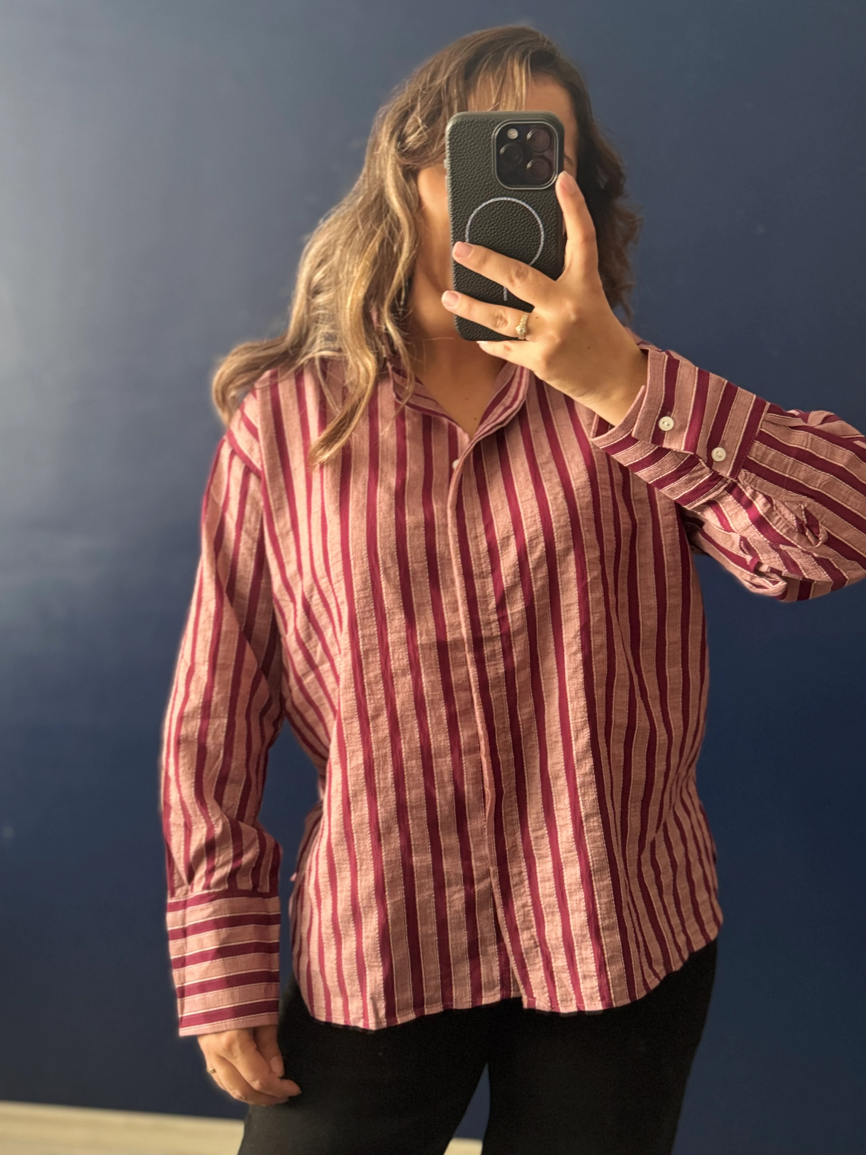 Gülkurusu Bordo Gömlek