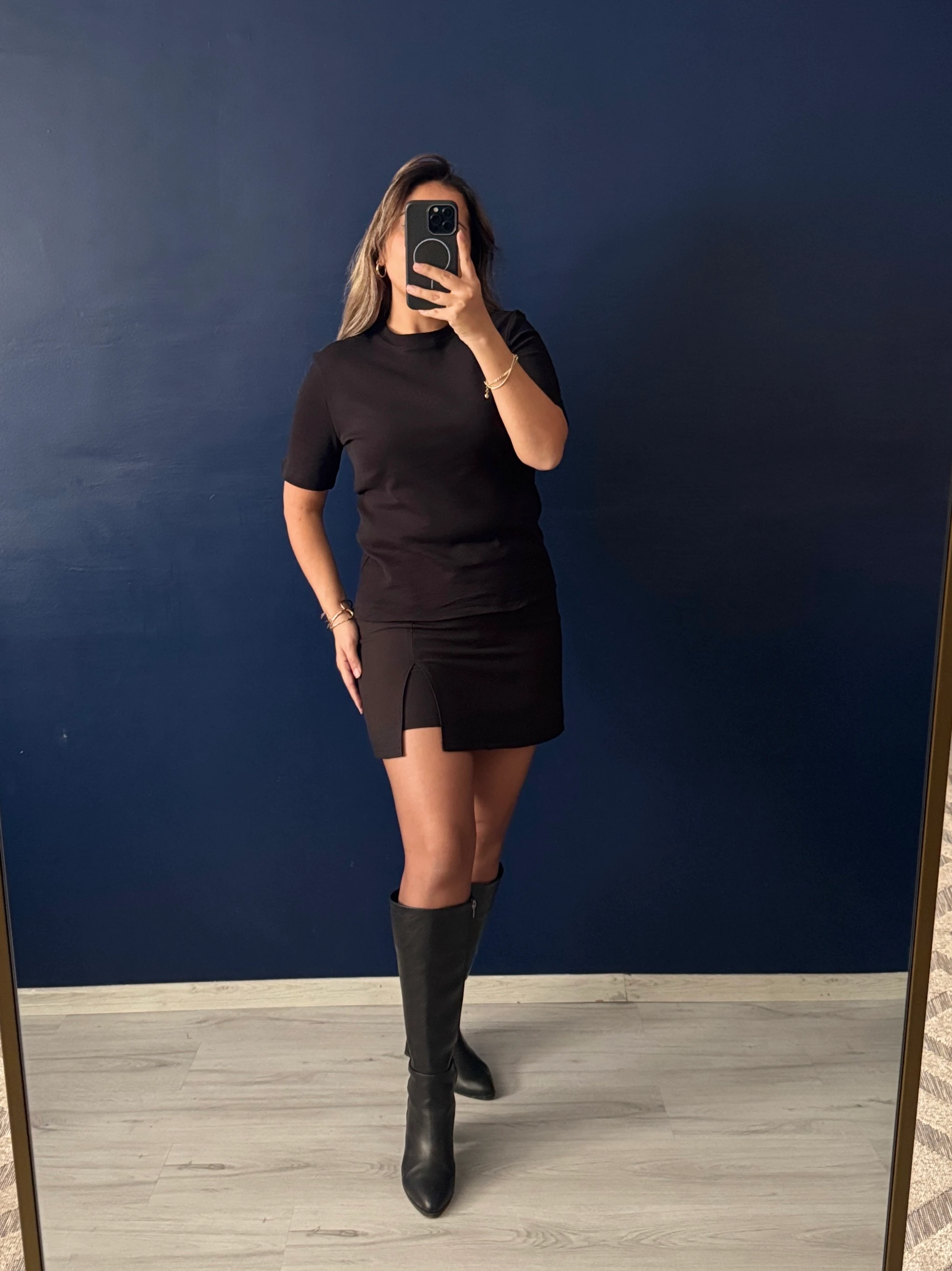 Siyah Mini Şort Etek