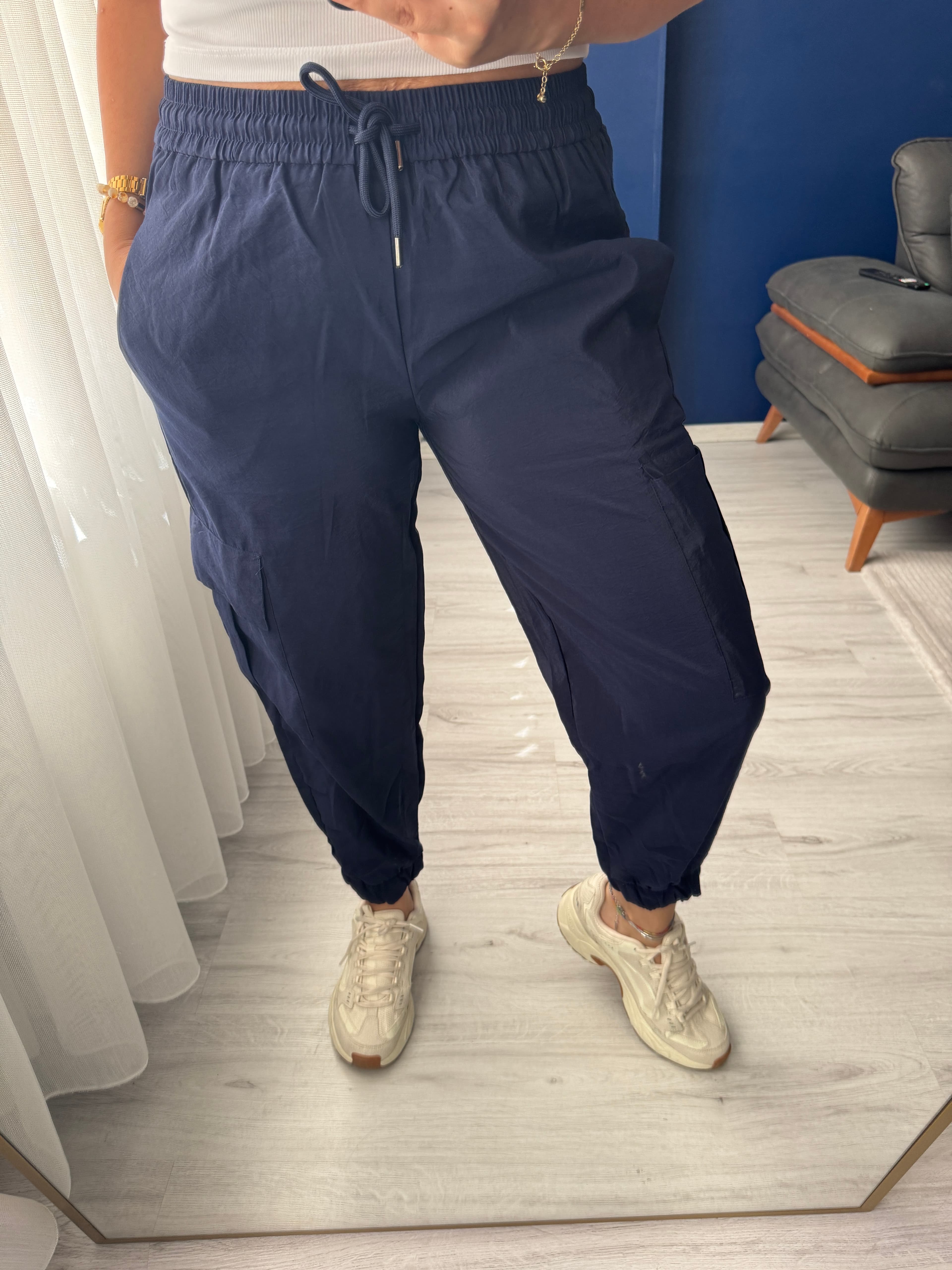 Lacivert jogger pantolon