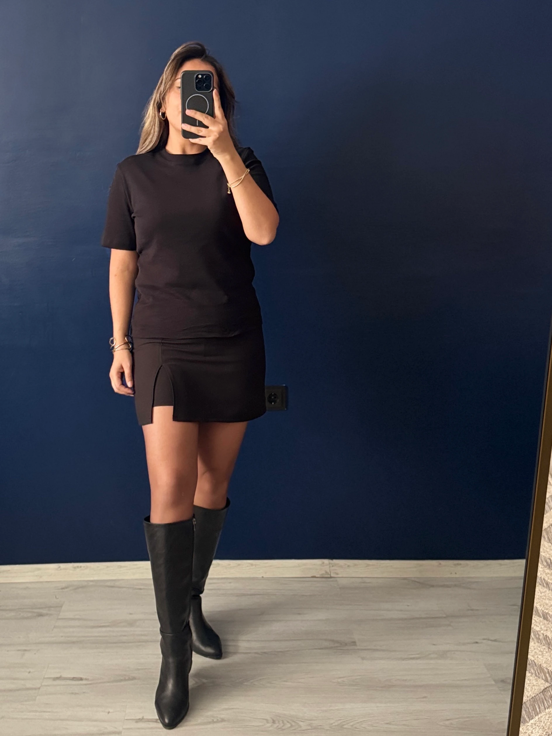 Siyah Mini Şort Etek