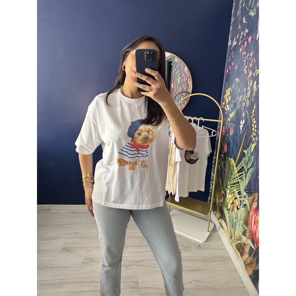 Şapkalı Köpekcik tshirt