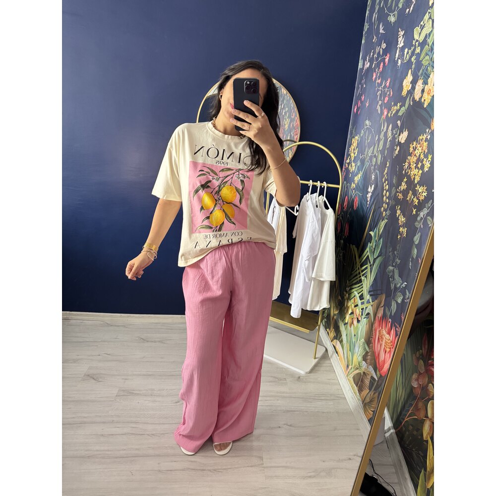 Limon Desenli Tshirt