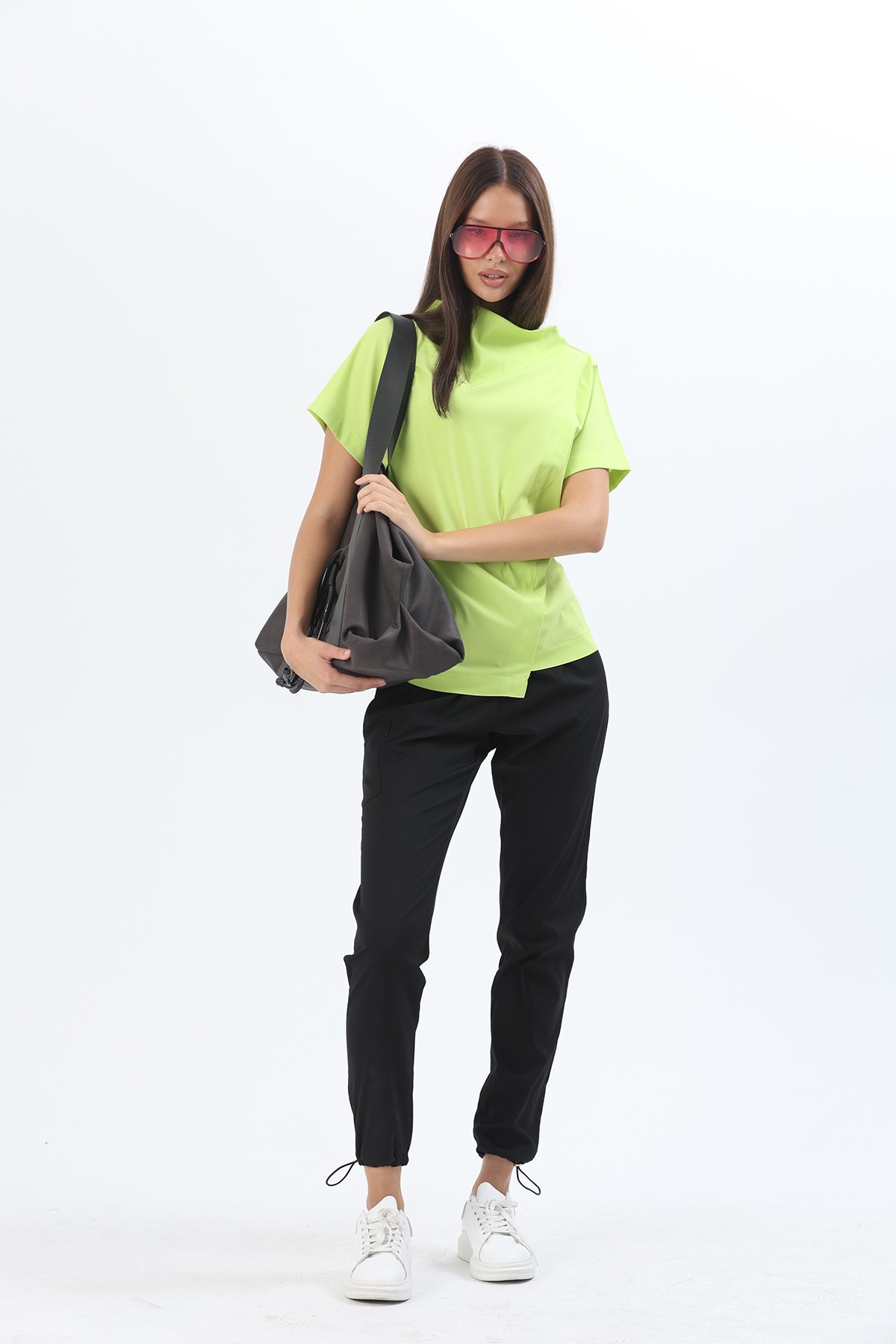 Kadın Wings True Cowl - Neon & Siyah