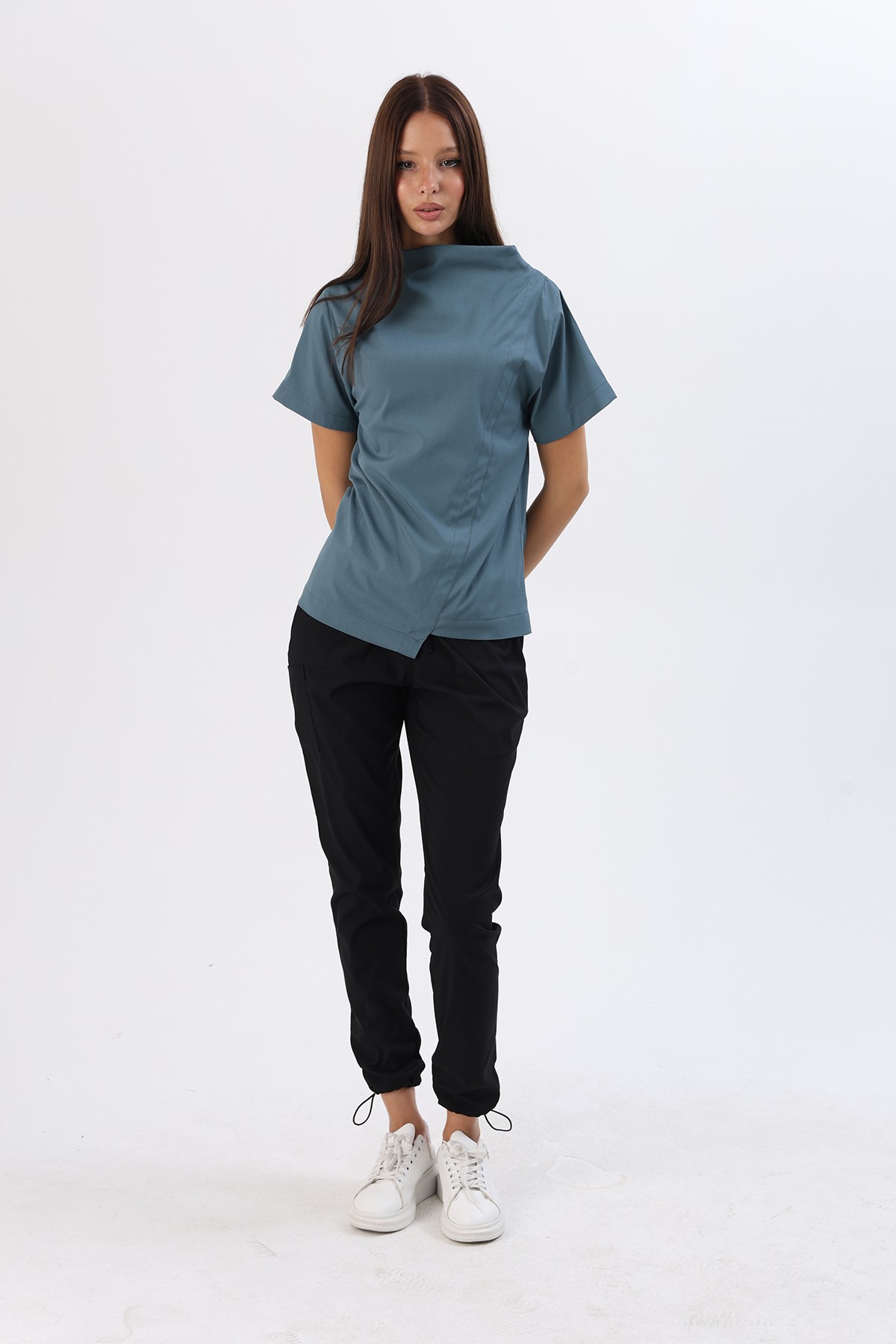 Kadın Wings True Cowl - Ocean & Black