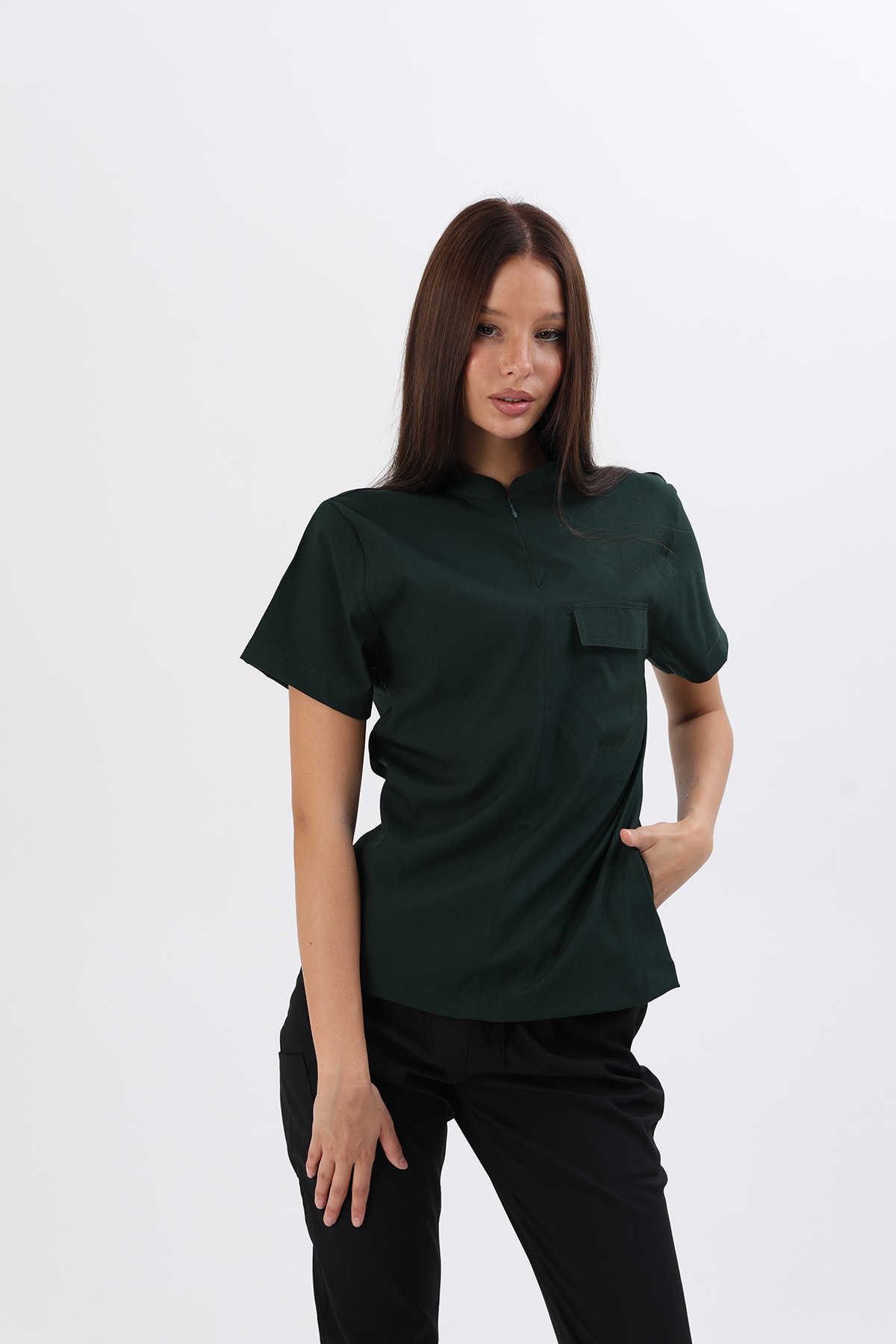 Dark Green & Black