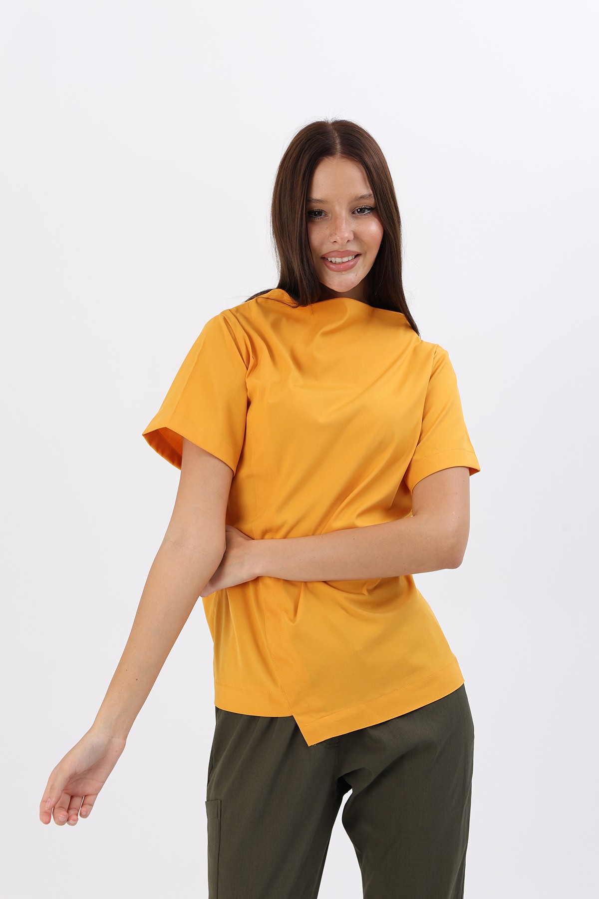 Kadın Wings True Cowl - Ocre & Haki