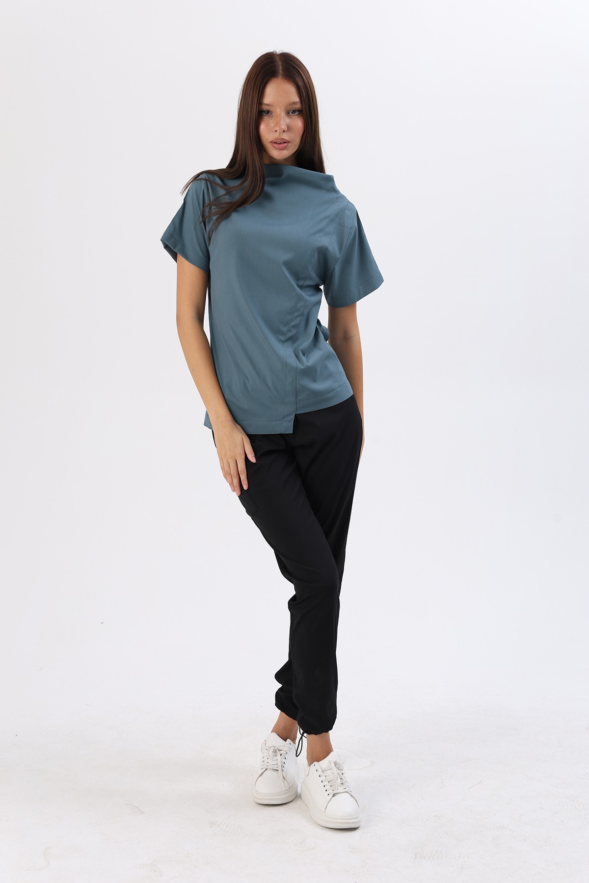Kadın Wings True Cowl - Ocean & Black