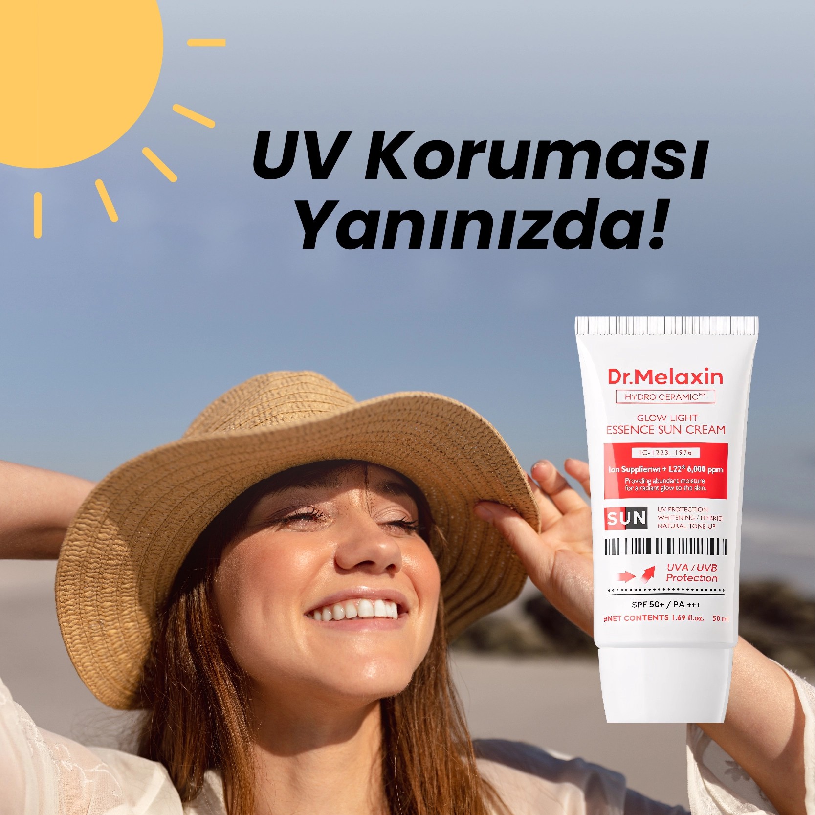 HYDRO CERAMIC GLOW LIGHT ESSENCE SUN CREAM