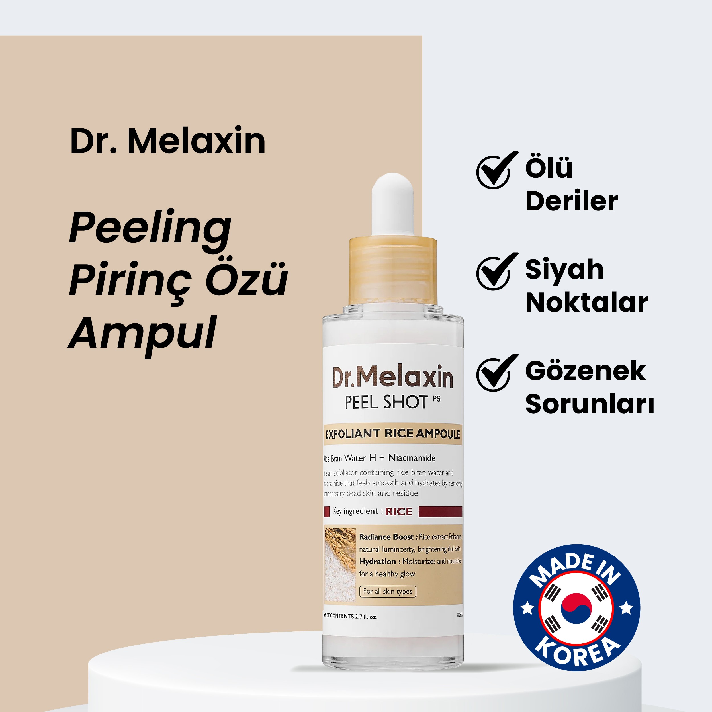 PEEL SHOT EXFOLIANT RICE AMPOULE