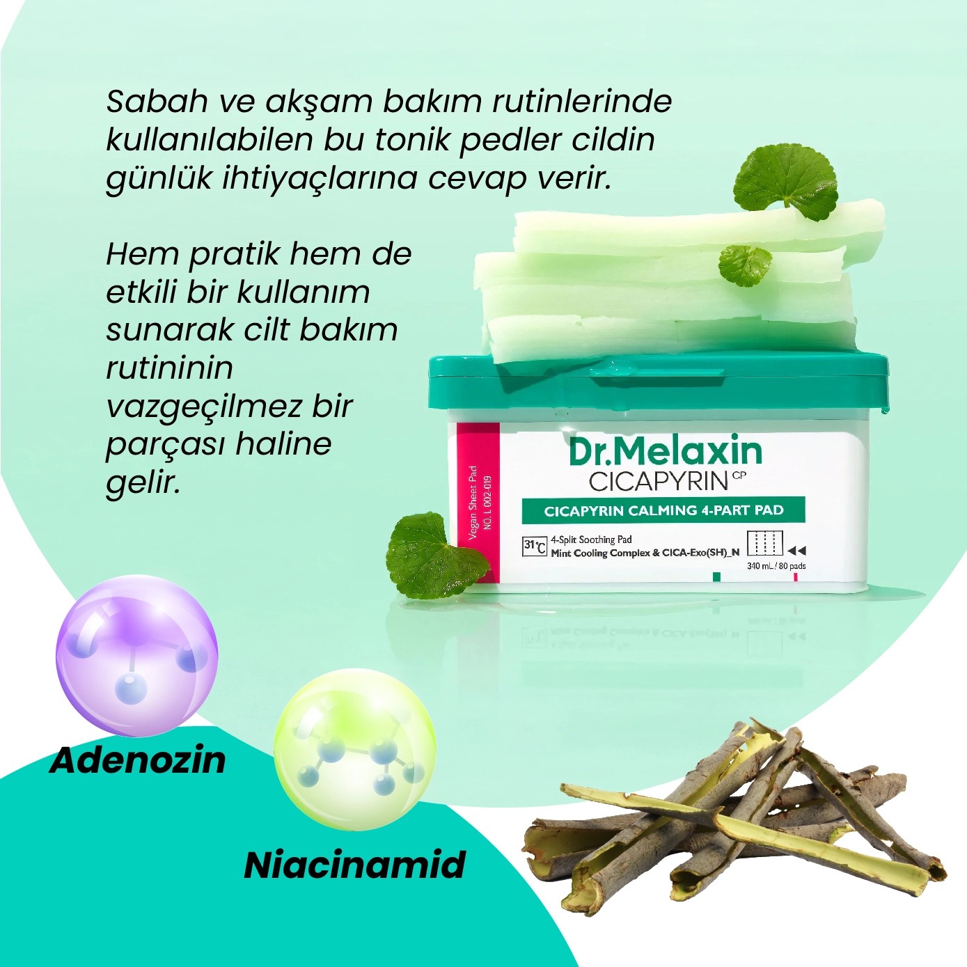 CICAPYRIN  CALMING 4-PART PAD