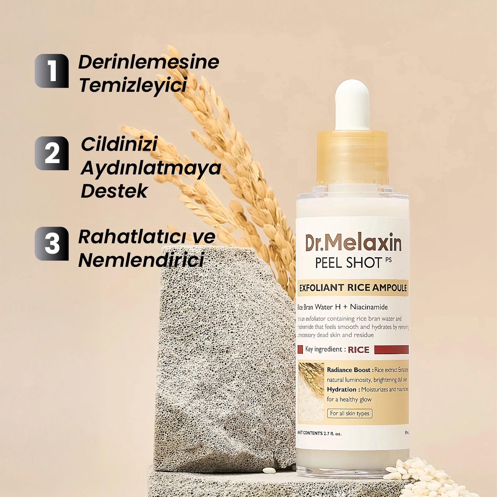 PEEL SHOT EXFOLIANT RICE AMPOULE