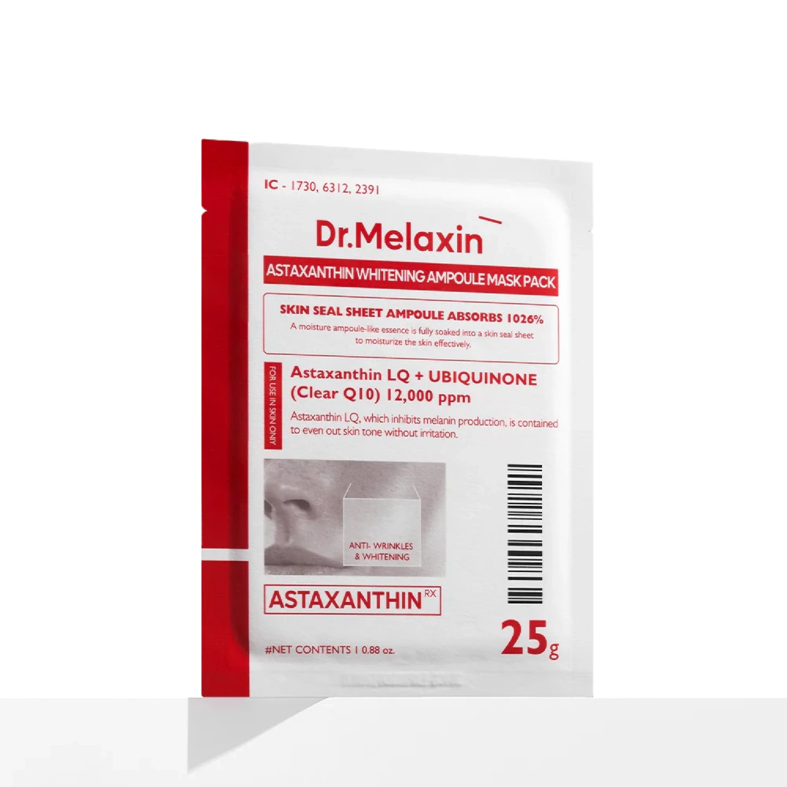 Astaxanthin Leke Karşıtı Aydınlatıcı Maske 5 Adet