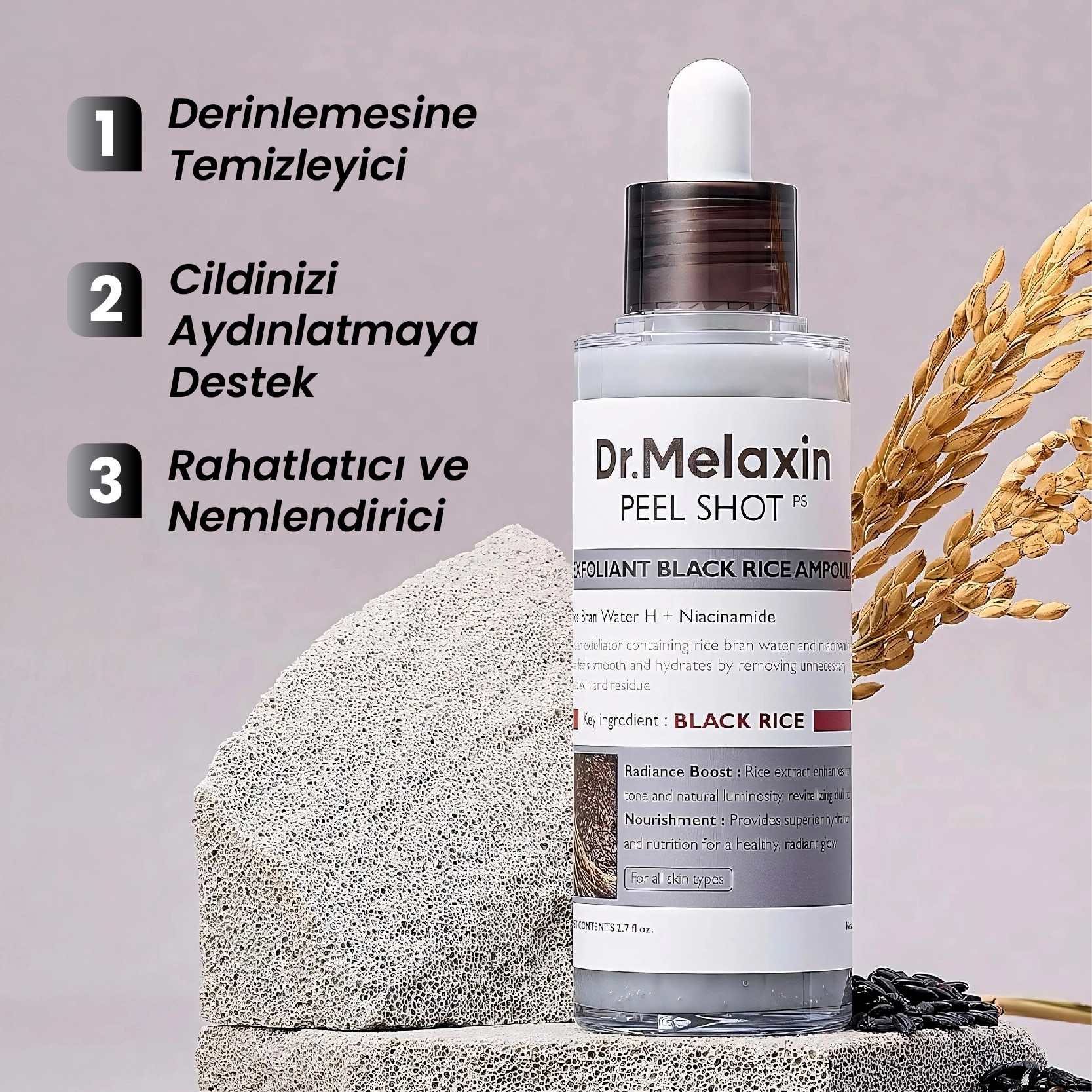 PEEL SHOT EXFOLIANT BLACK RICE AMPOULE