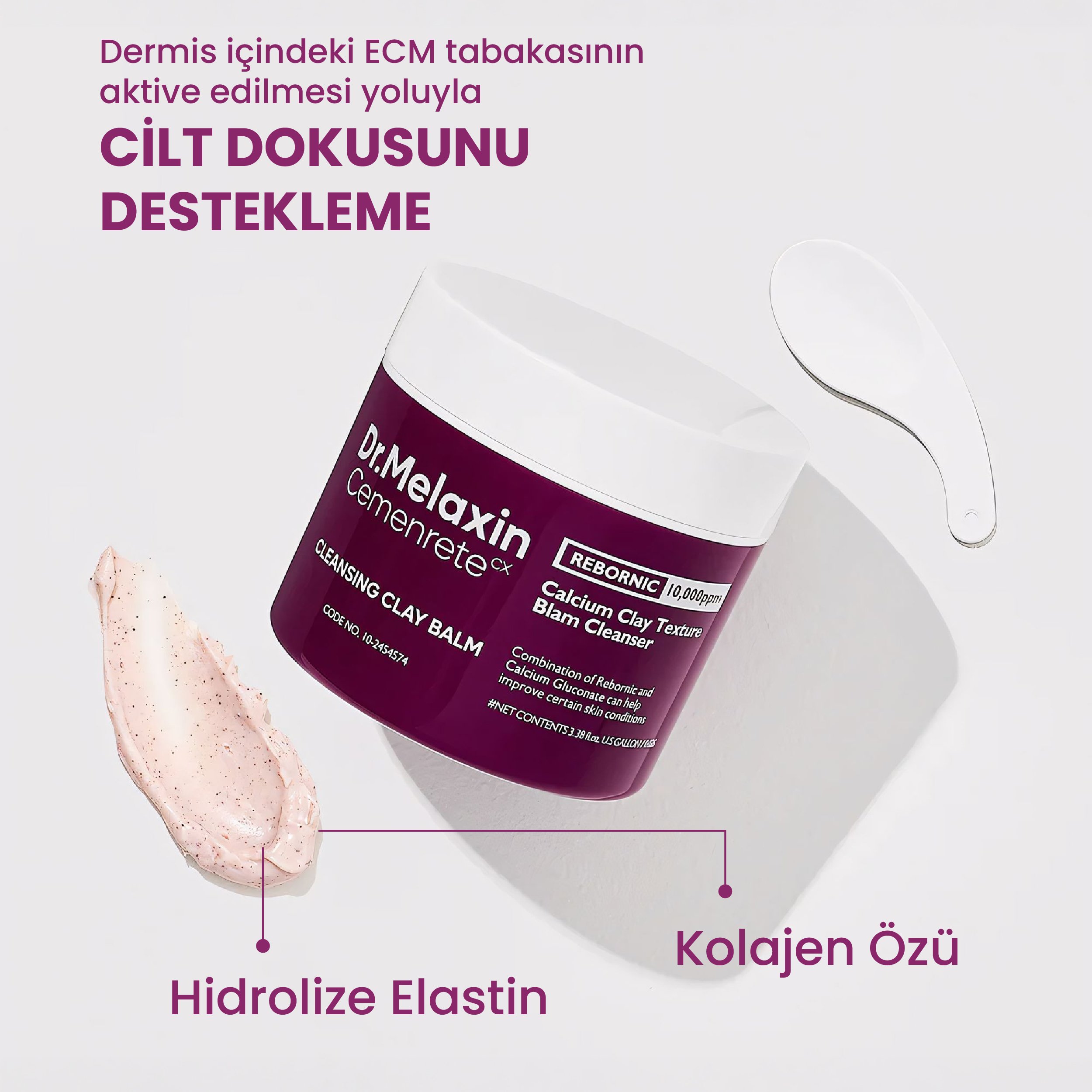 Cemenrete Kalsiyum & Pancar Özlü Temizleyici Balm 100ml