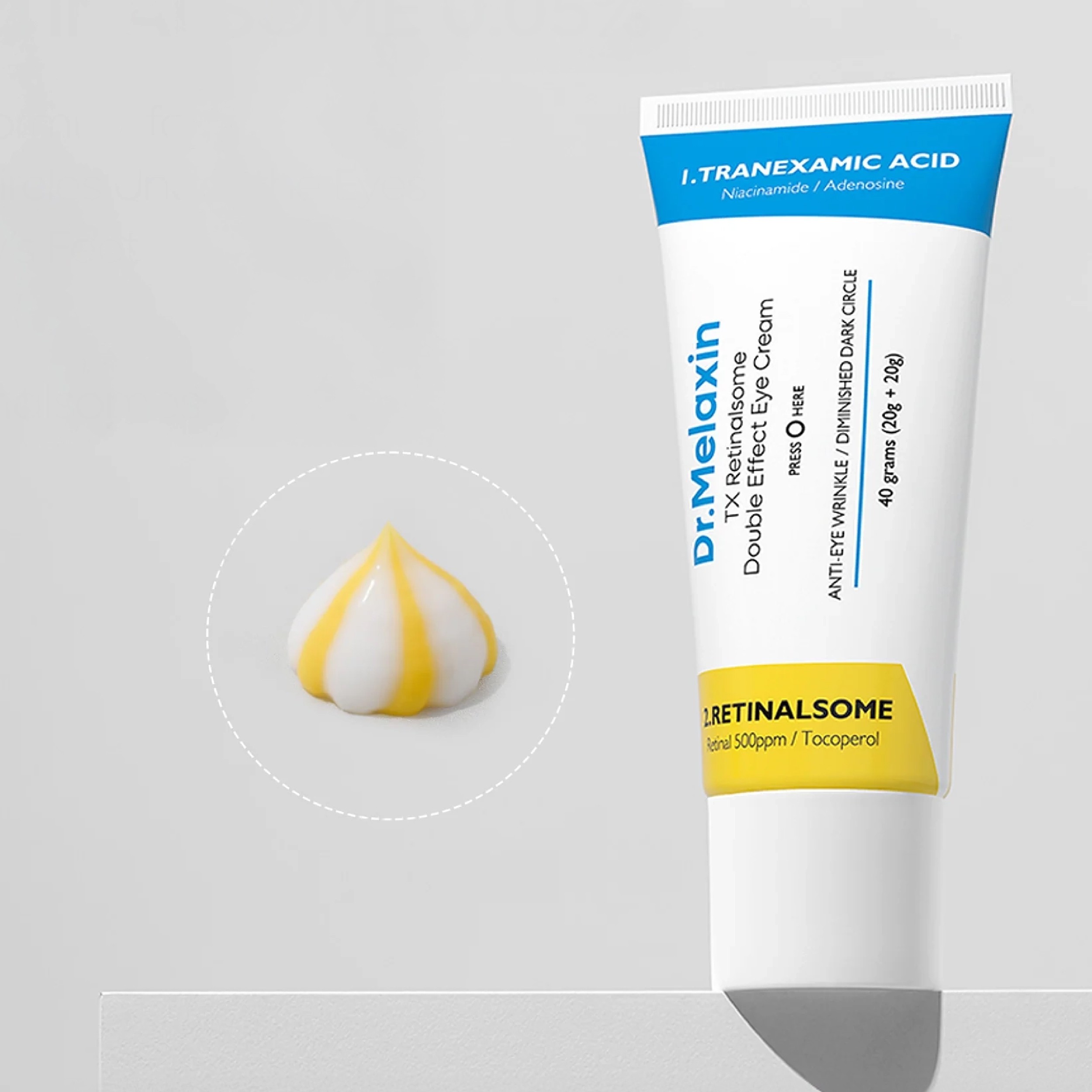 TX Retinalsome Çift Etkili Göz Kremi - Kırışıklık ve Morluk Karşıtı Aydınlatıcı Bakım 40gr