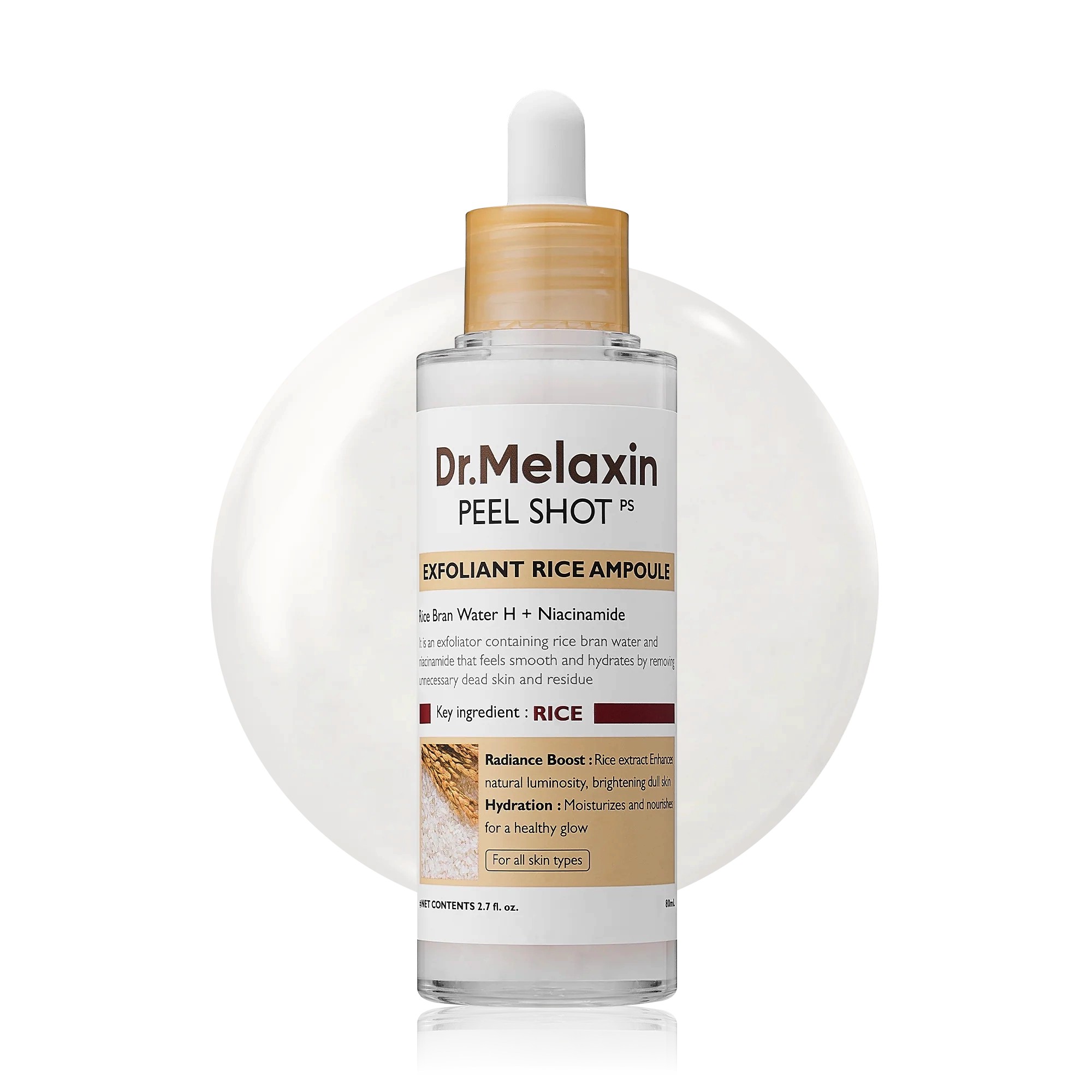 Peel Shot Arındırıcı Ve Aydınlatıcı Pirinç Peeling Ampül 80ml