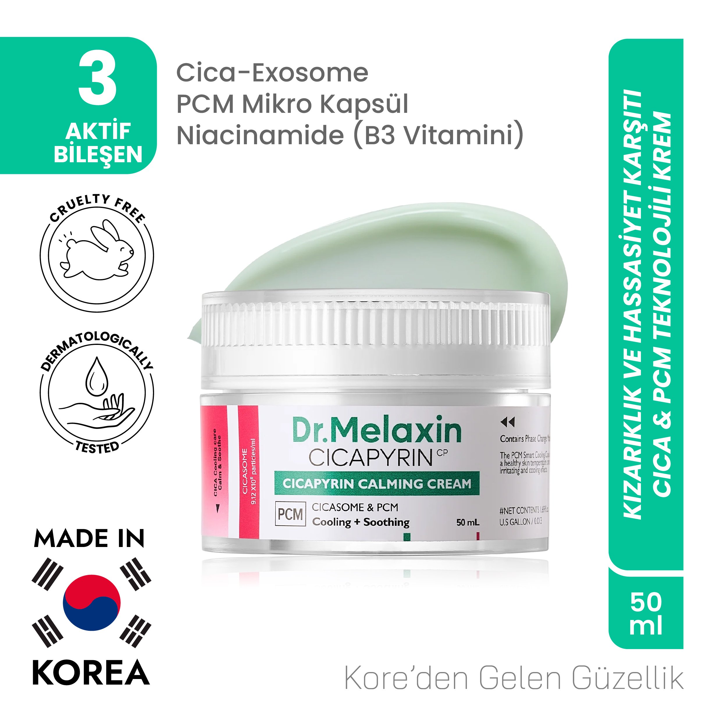 Cicapyrin Kızarıklık ve Hassasiyet Karşıtı Krem 50ml