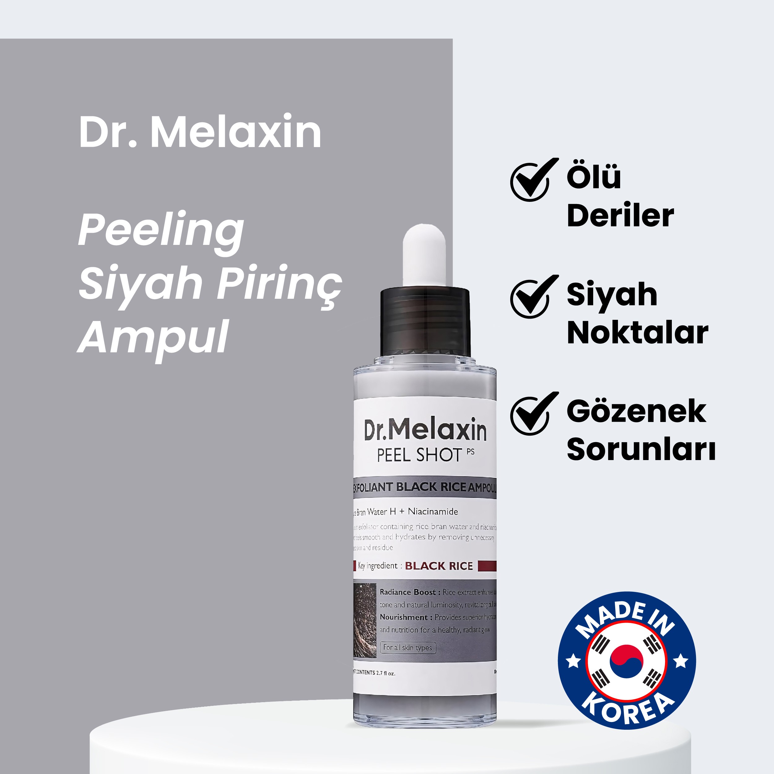 PEEL SHOT EXFOLIANT BLACK RICE AMPOULE
