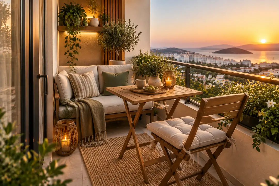 Balkon Nasıl Dekore Edilir? Küçük Alanlar İçin Mobilya Çözümleri
