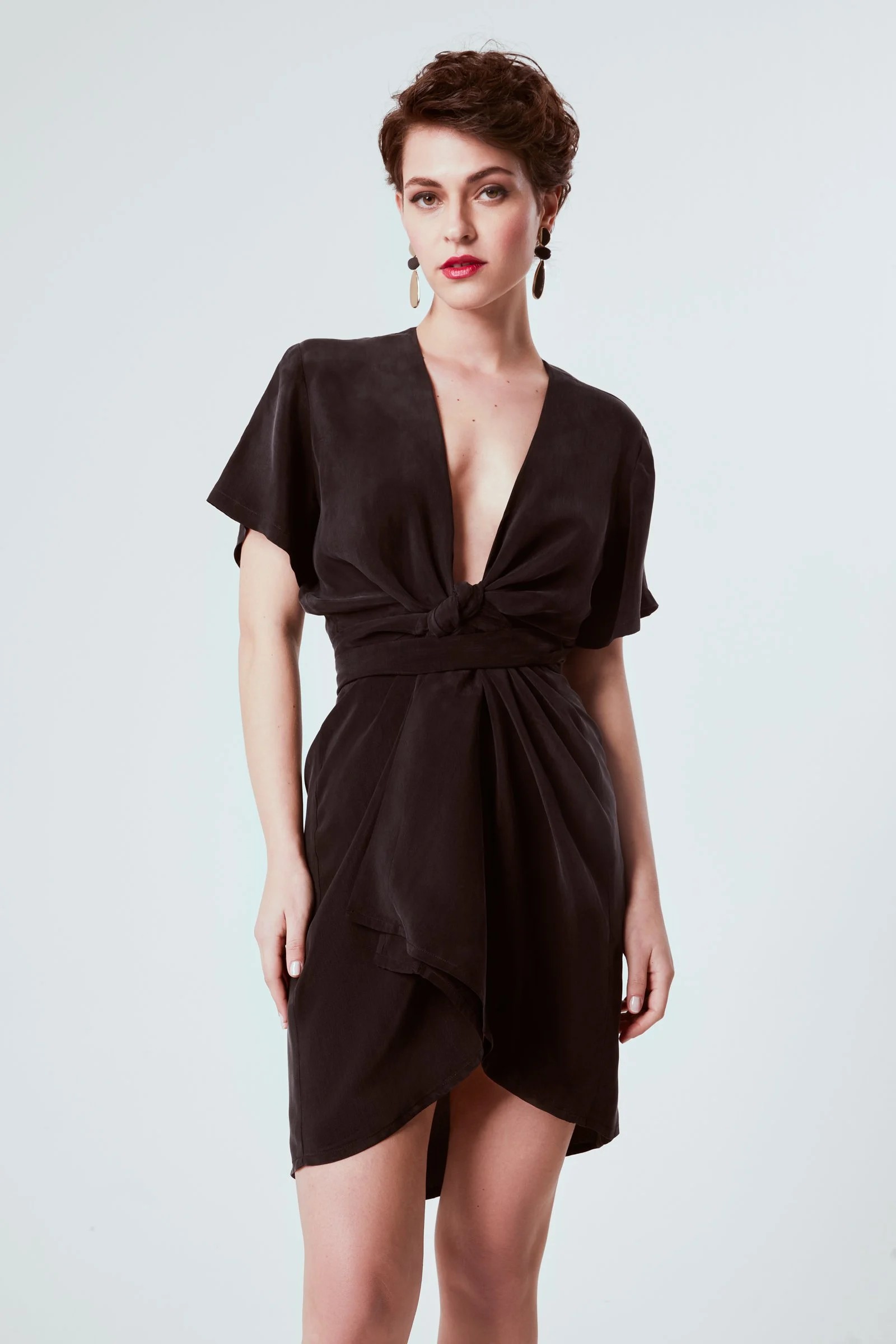 Wrap Dress Vişne