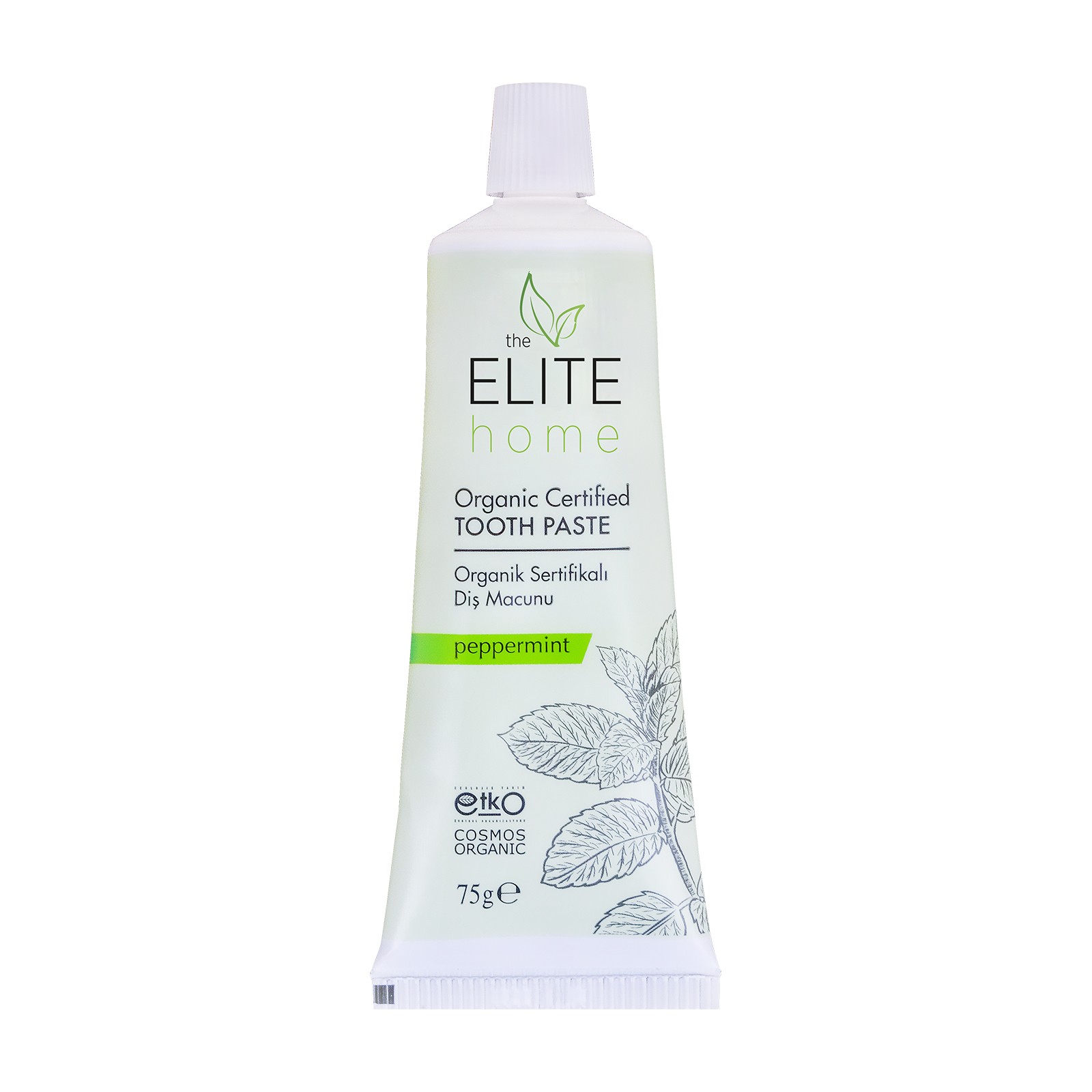 The Elite Home Organik Sertifikalı Diş Macunu Yetişkin 75 gr