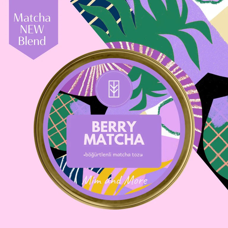 Mim and More Berry Matcha 25g