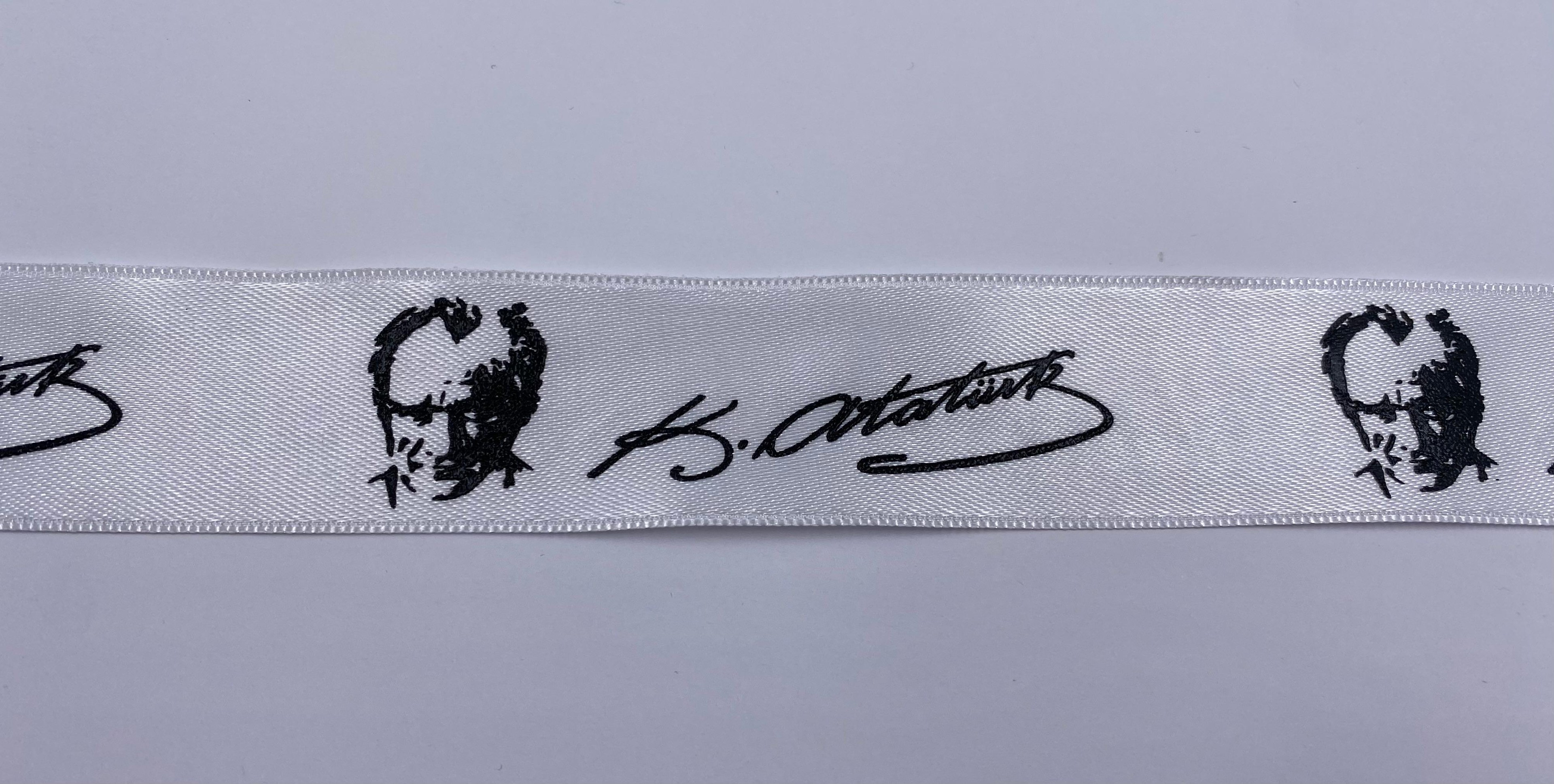 Atatürk İmza Kurdele 2cm 1 metre