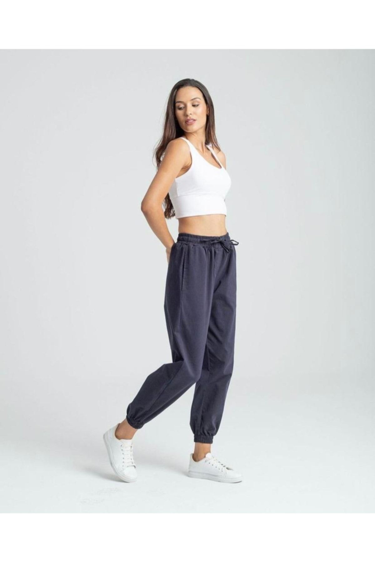 Gabardin Pantolon Lacivert