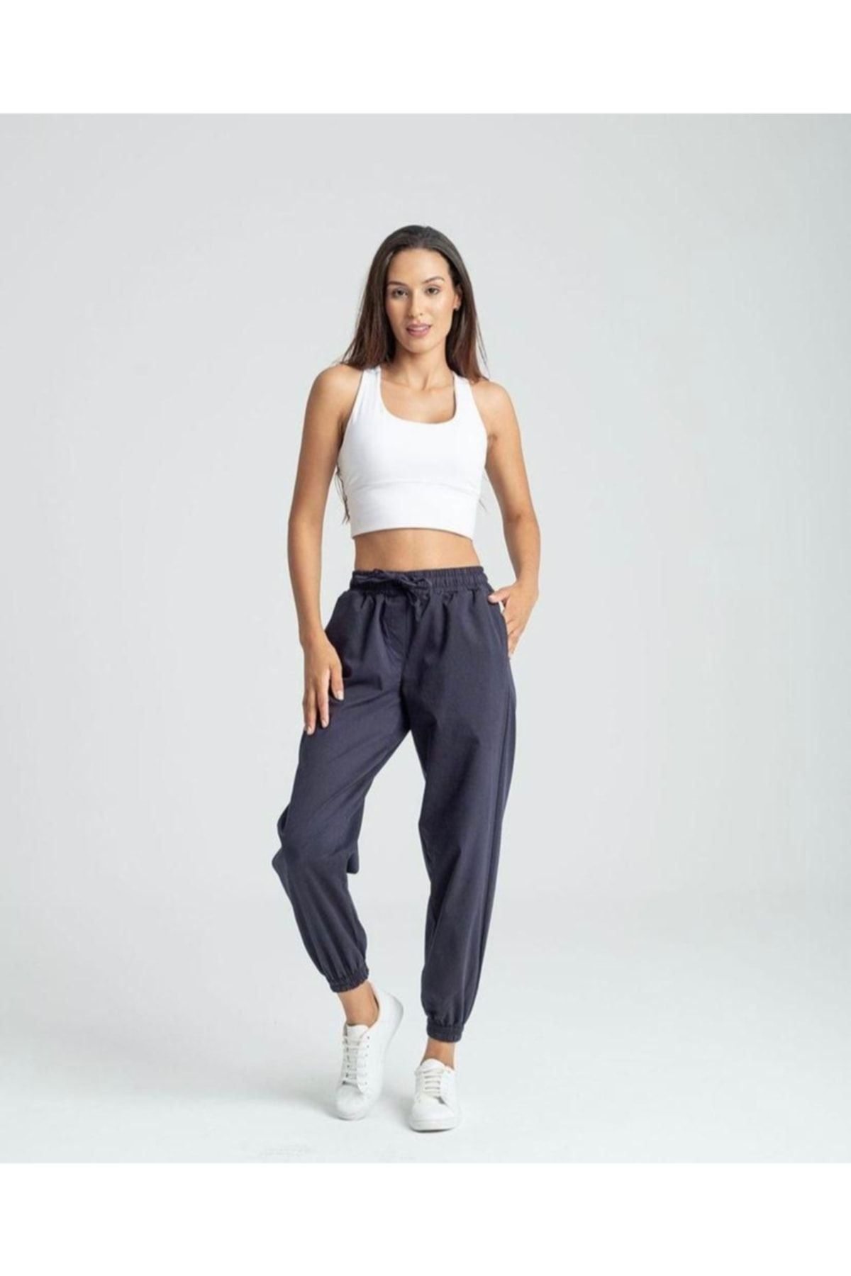 Gabardin Pantolon Lacivert