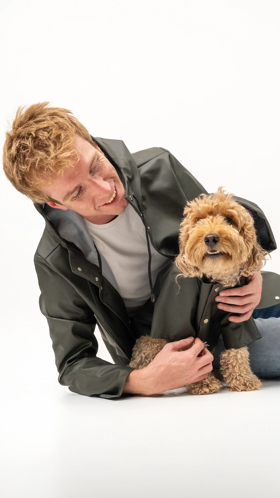 Köpek Yağmurluk - Haki