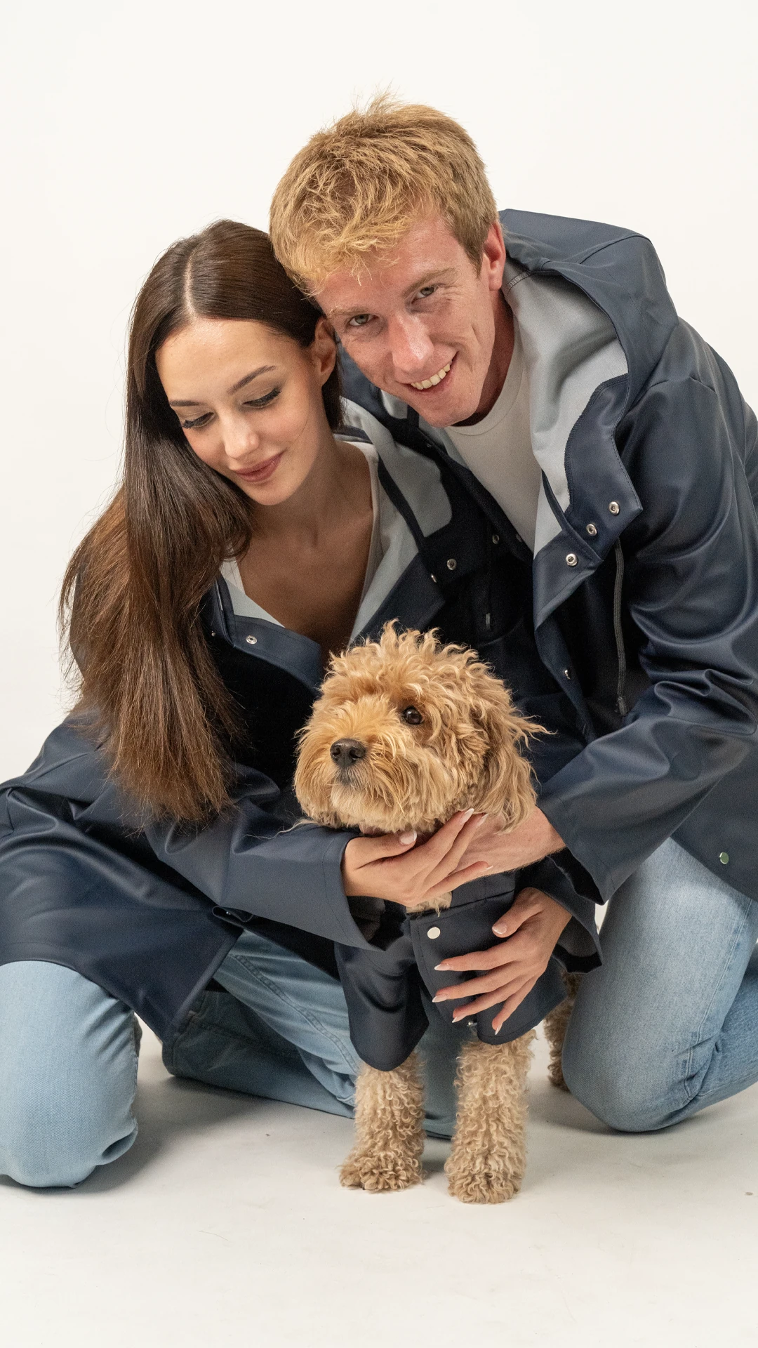 Köpek Yağmurluk - Lacivert