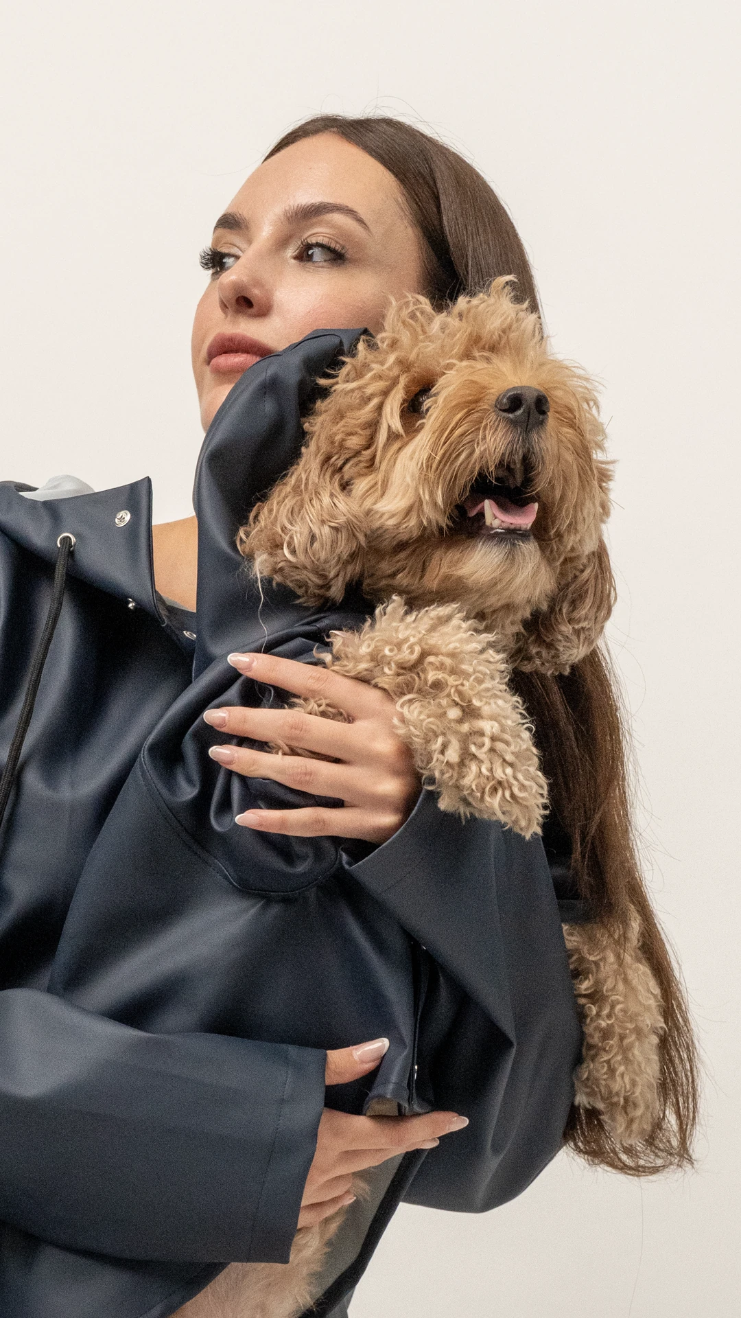 Köpek Yağmurluk - Lacivert