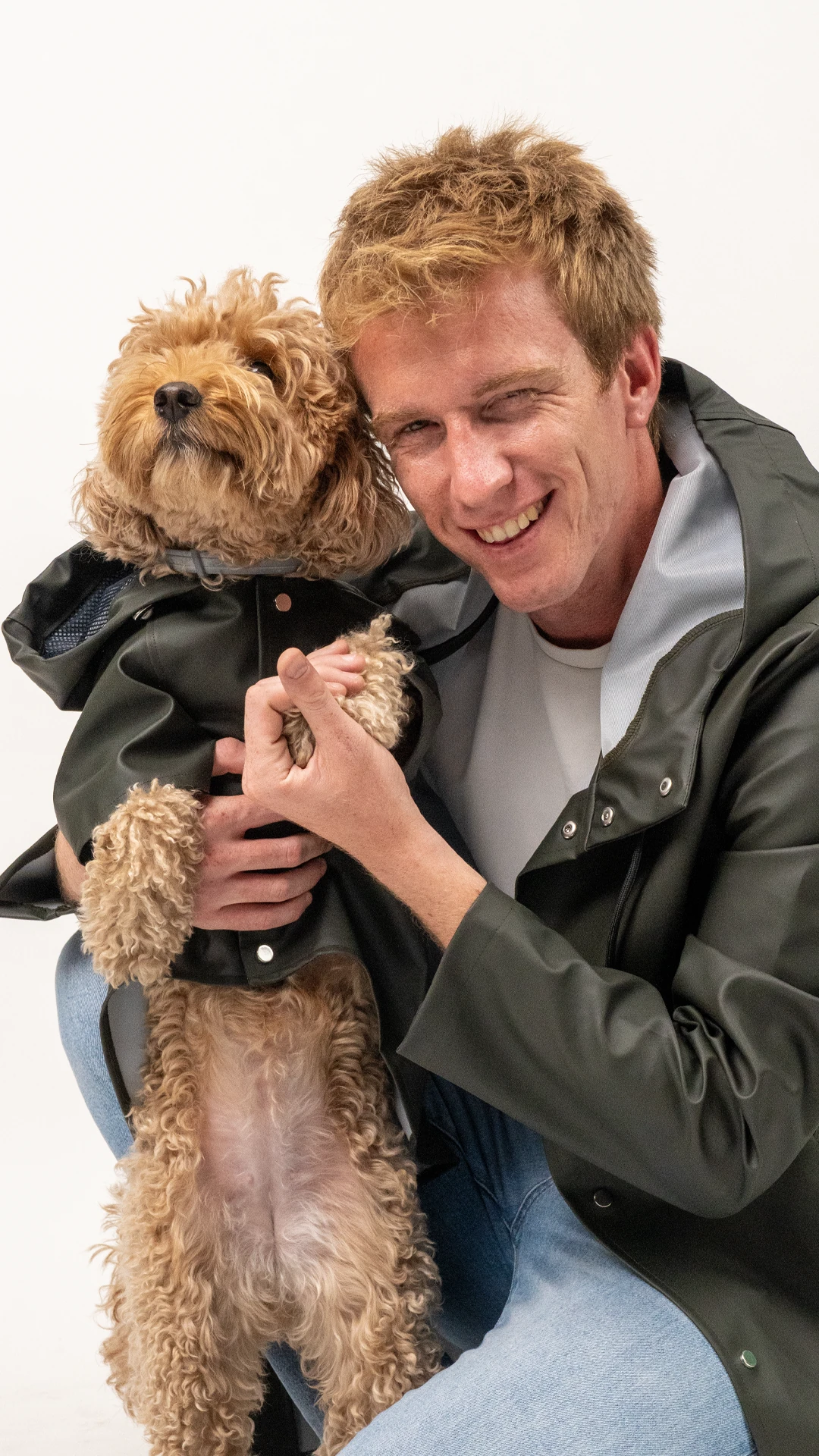 Köpek Yağmurluk - Haki