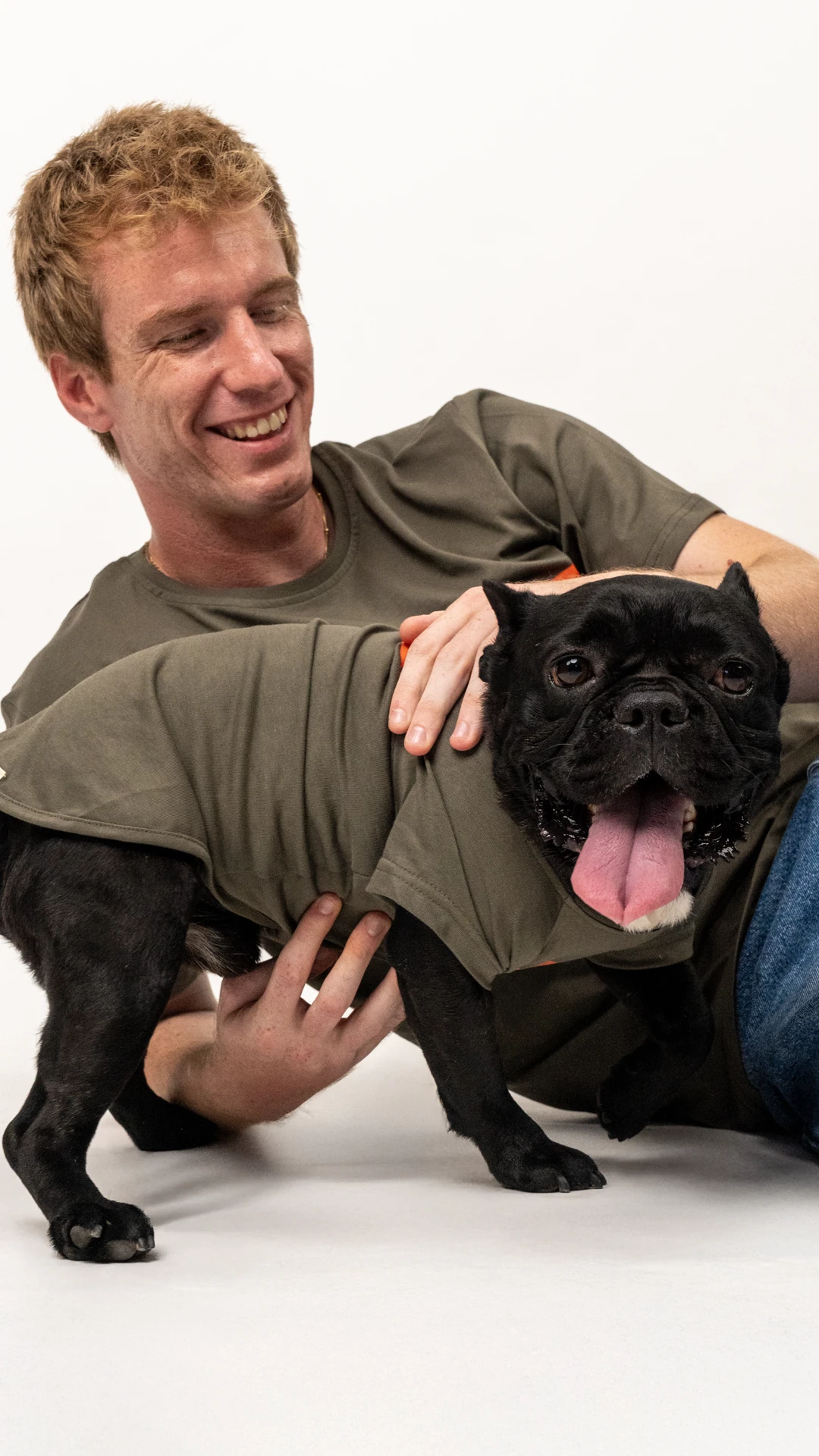 2'li Line T-Shirt kombin/ Erkek-Dost image