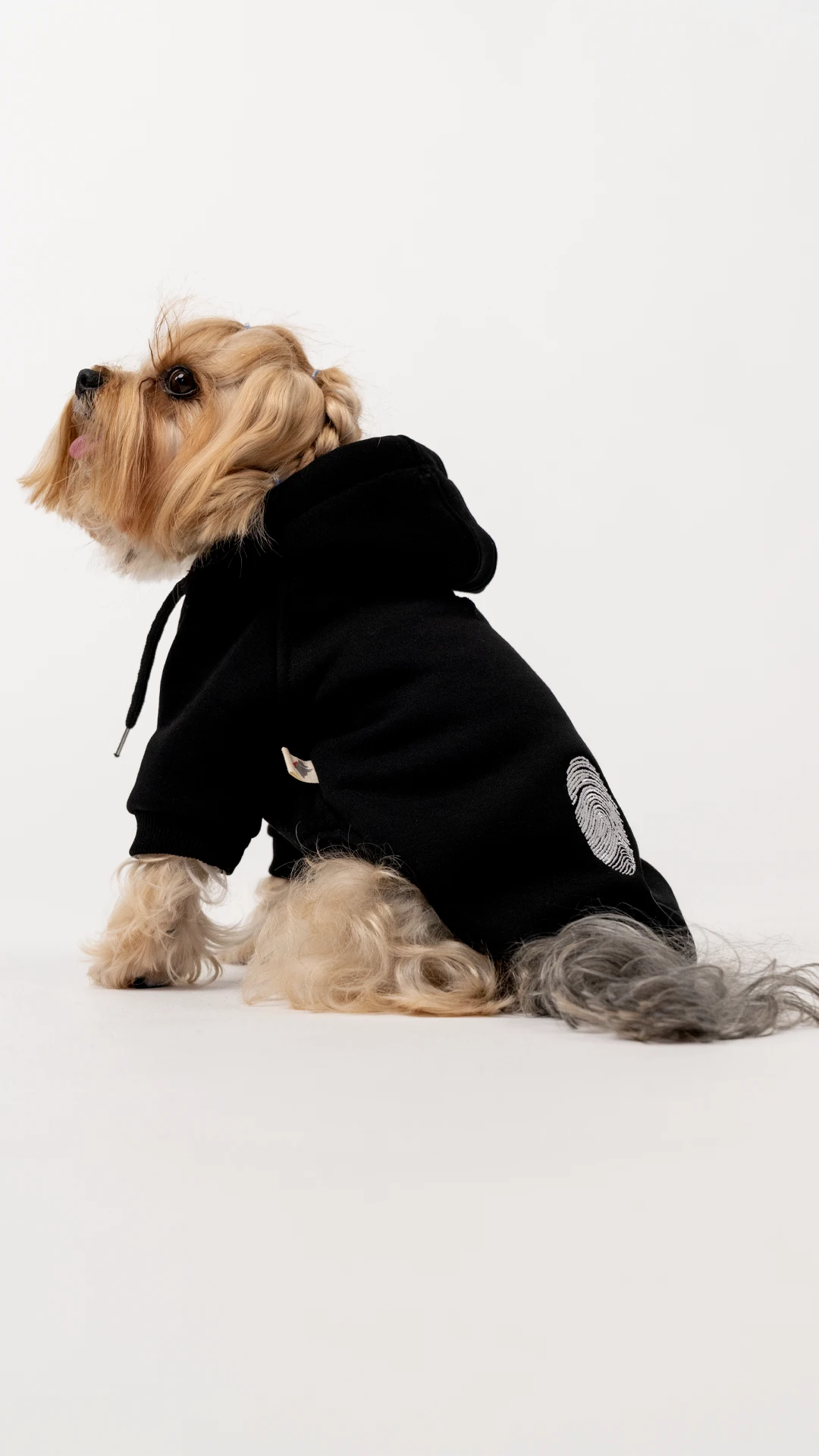 3'lü Siyah Hoodie Kombin / Kadın-Erkek-Dost