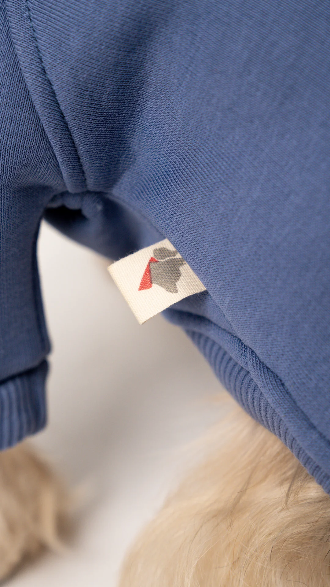 Köpek Hoodie - İndigo