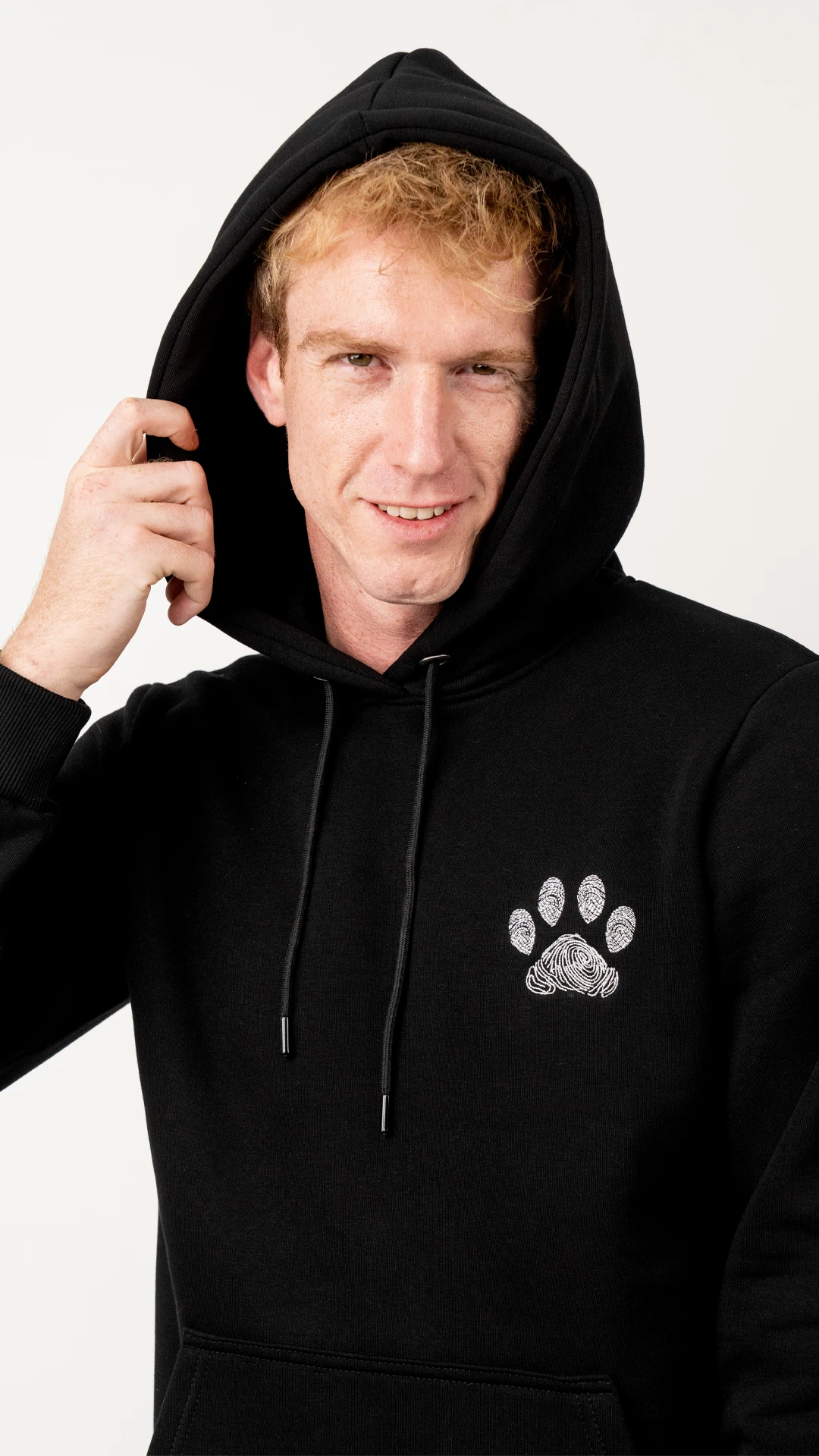 3'lü Siyah Hoodie Kombin / Kadın-Erkek-Dost