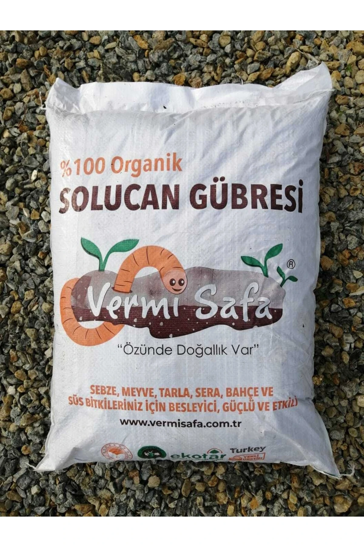 Organik Solucan Gübresi 20 Kg Tarım Bakanlığı Onaylı Tüm Bitkileriniz Için Güçlü Ve Etkili...
